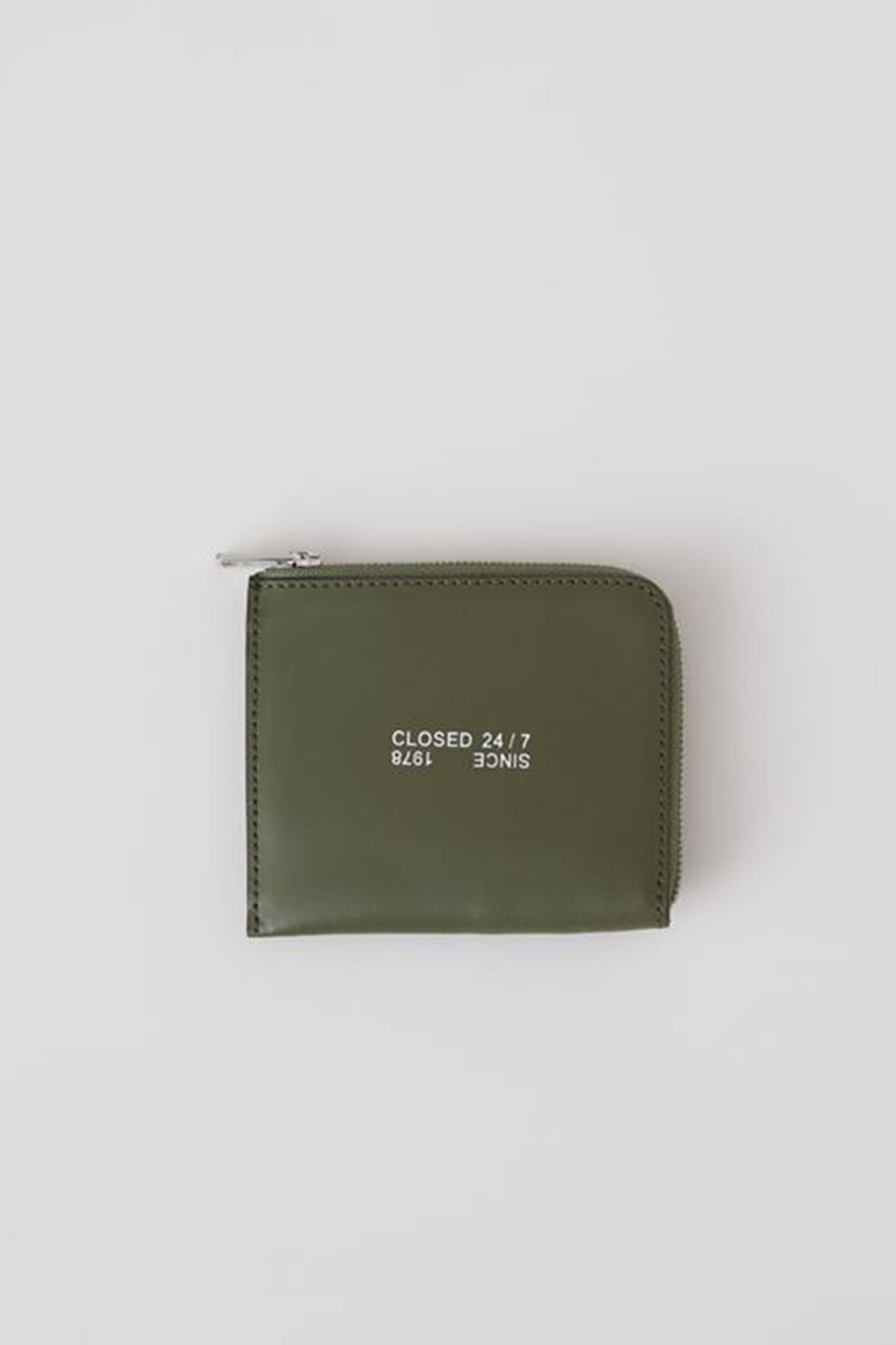 Leather Wallet 24/7 Green
