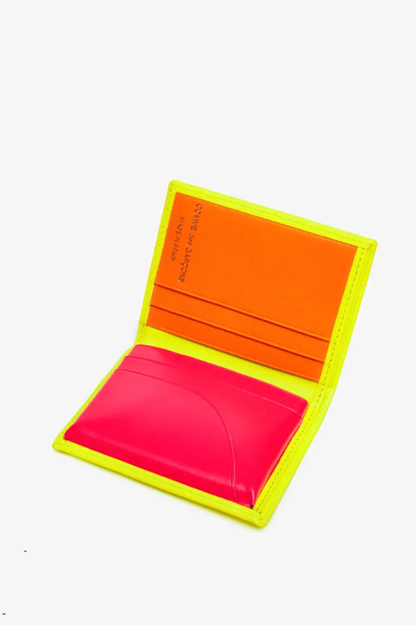 Classic Cardholder SA0641 Yellow Neon
