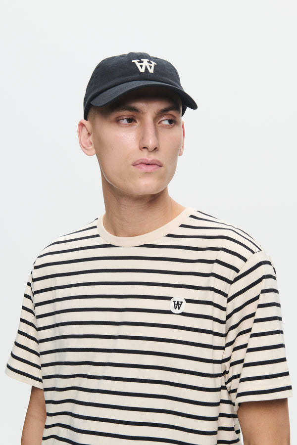 Ace Stripe Tee Black