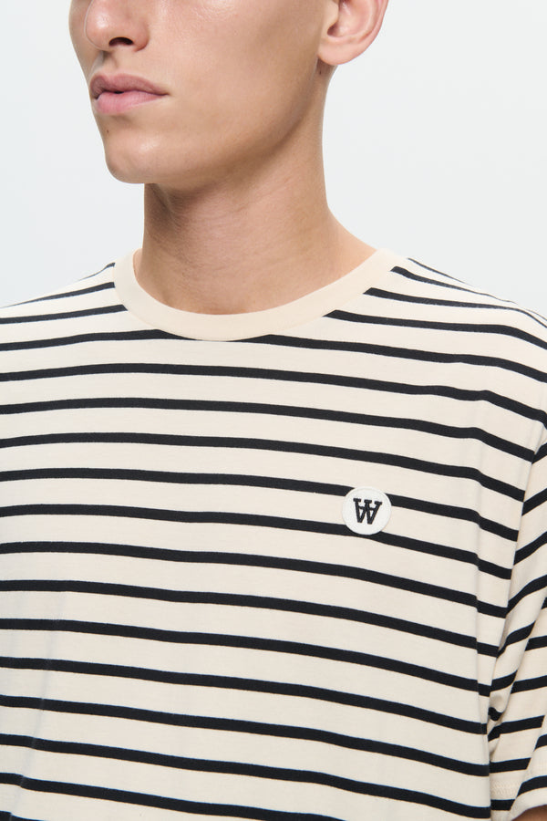 Ace Stripe Tee Black