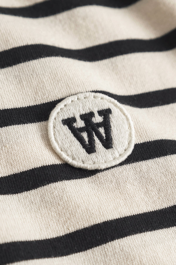 Ace Stripe Tee Black