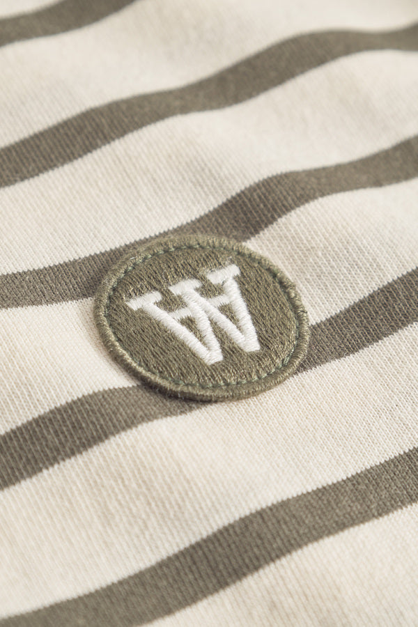 Ace Stripe Tee Khaki