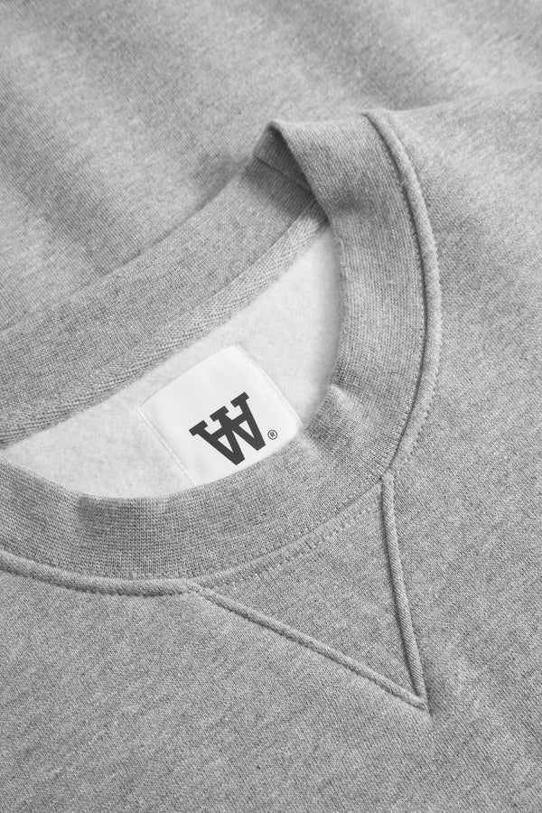 Tye Sweatshirt Grey Melange/Red