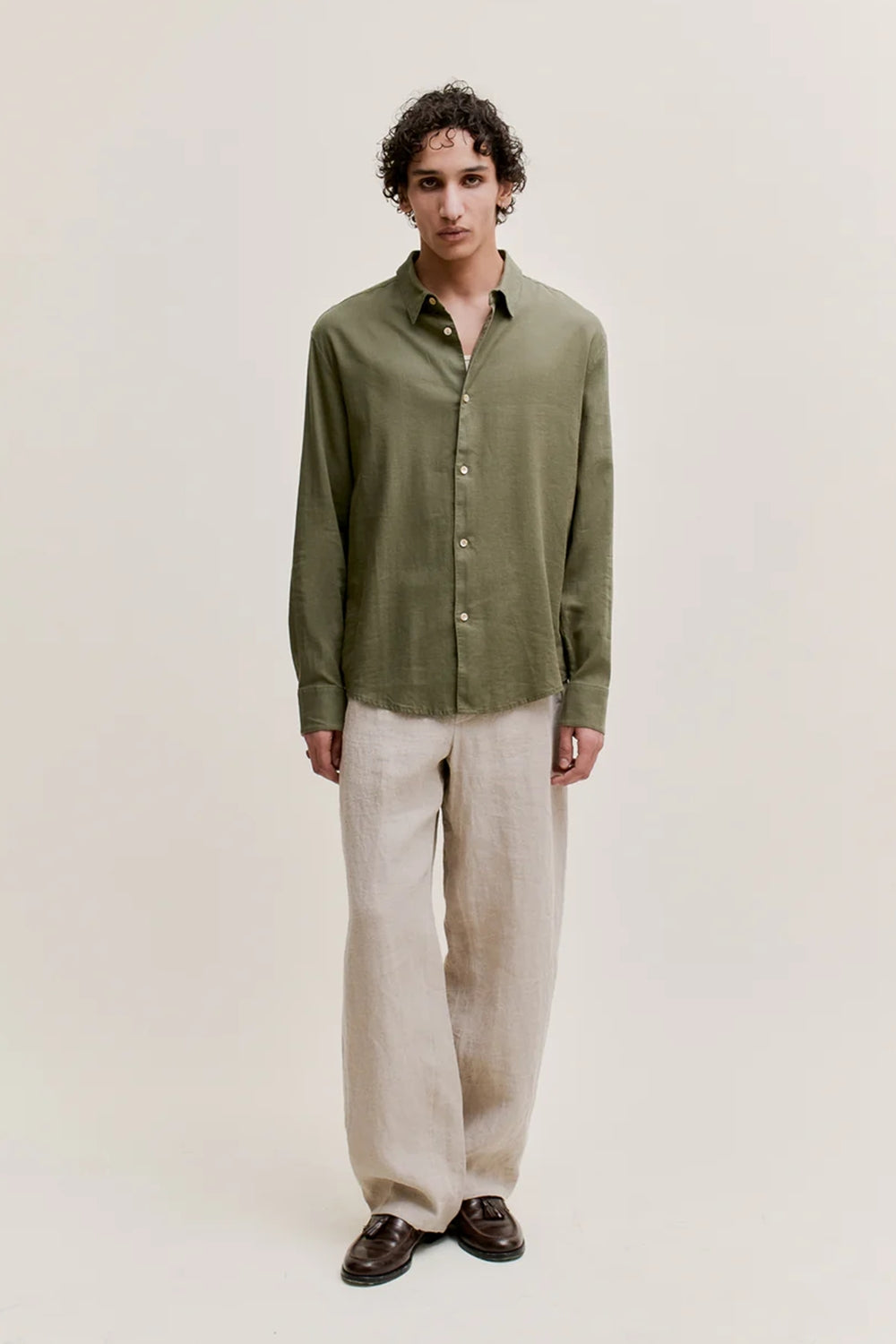Fulvio Shirt Deep Jungle Green