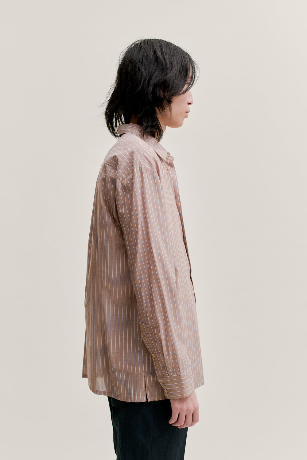 Gusto Shirt Sand Stripe