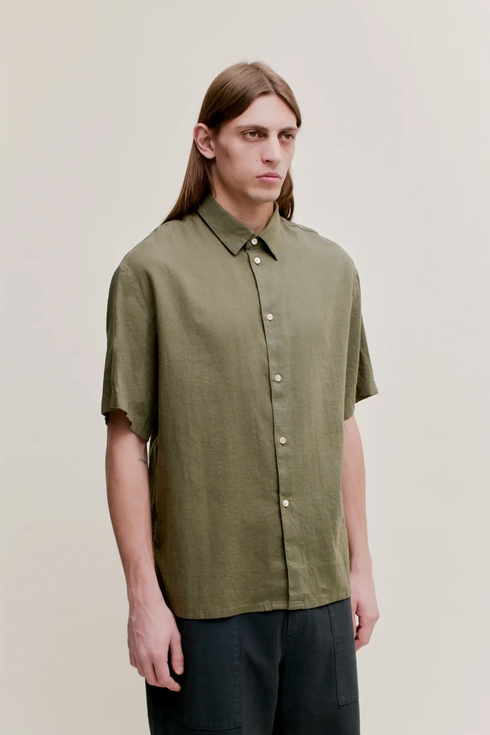 Seno Shirt Deep Jungle Green