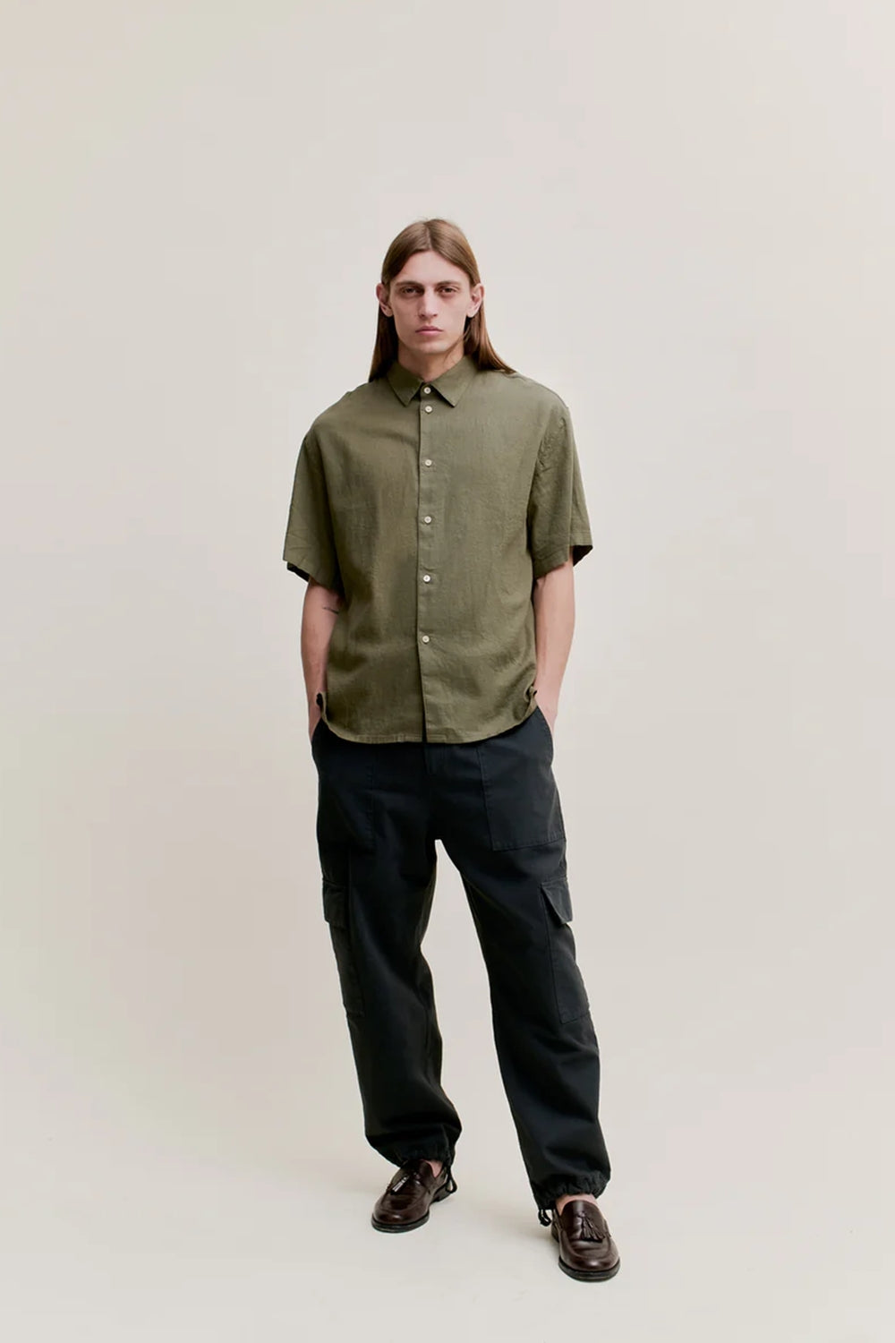 Seno Shirt Deep Jungle Green