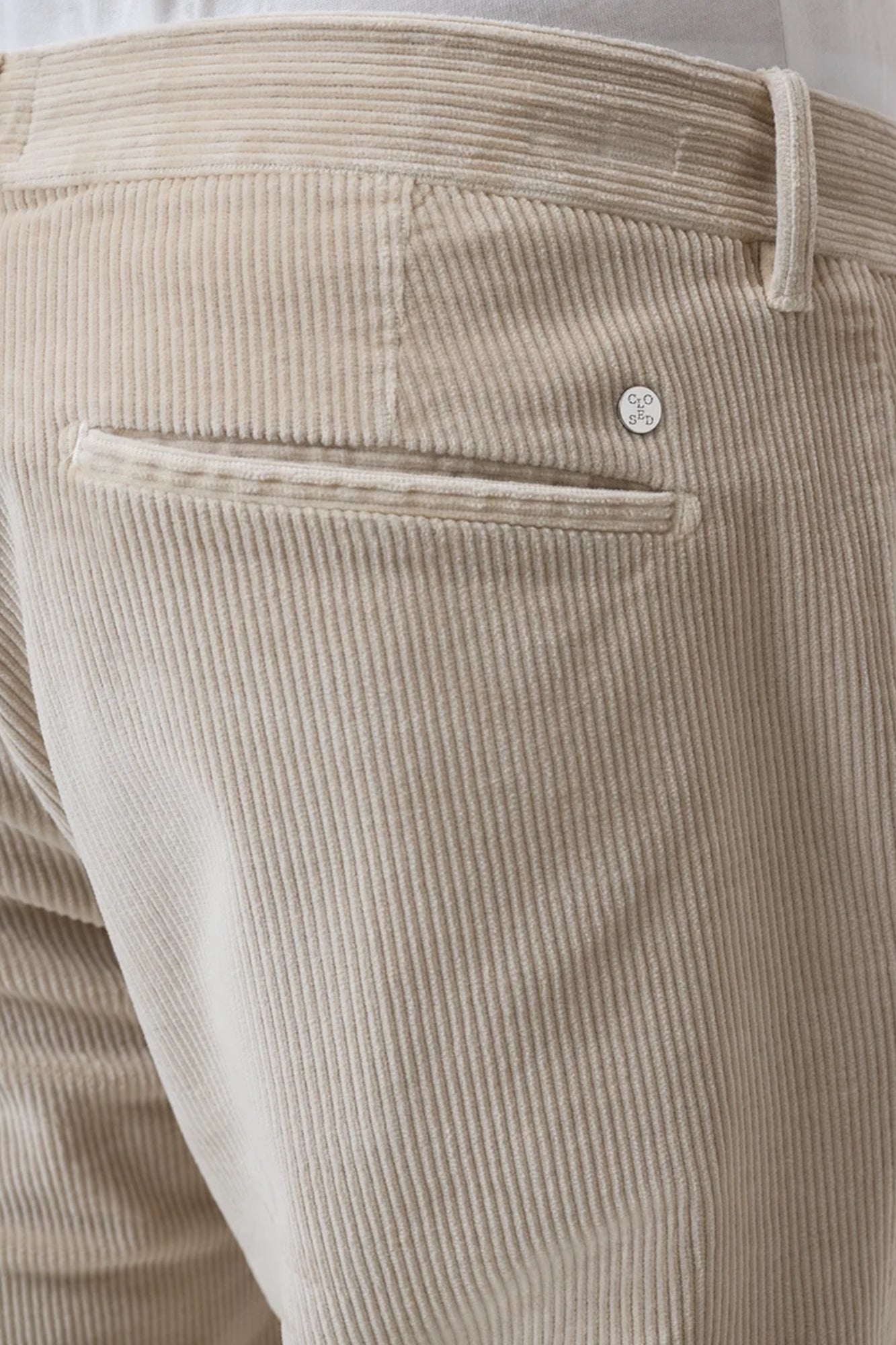 Clifton True Corduroy Trousers Ecru