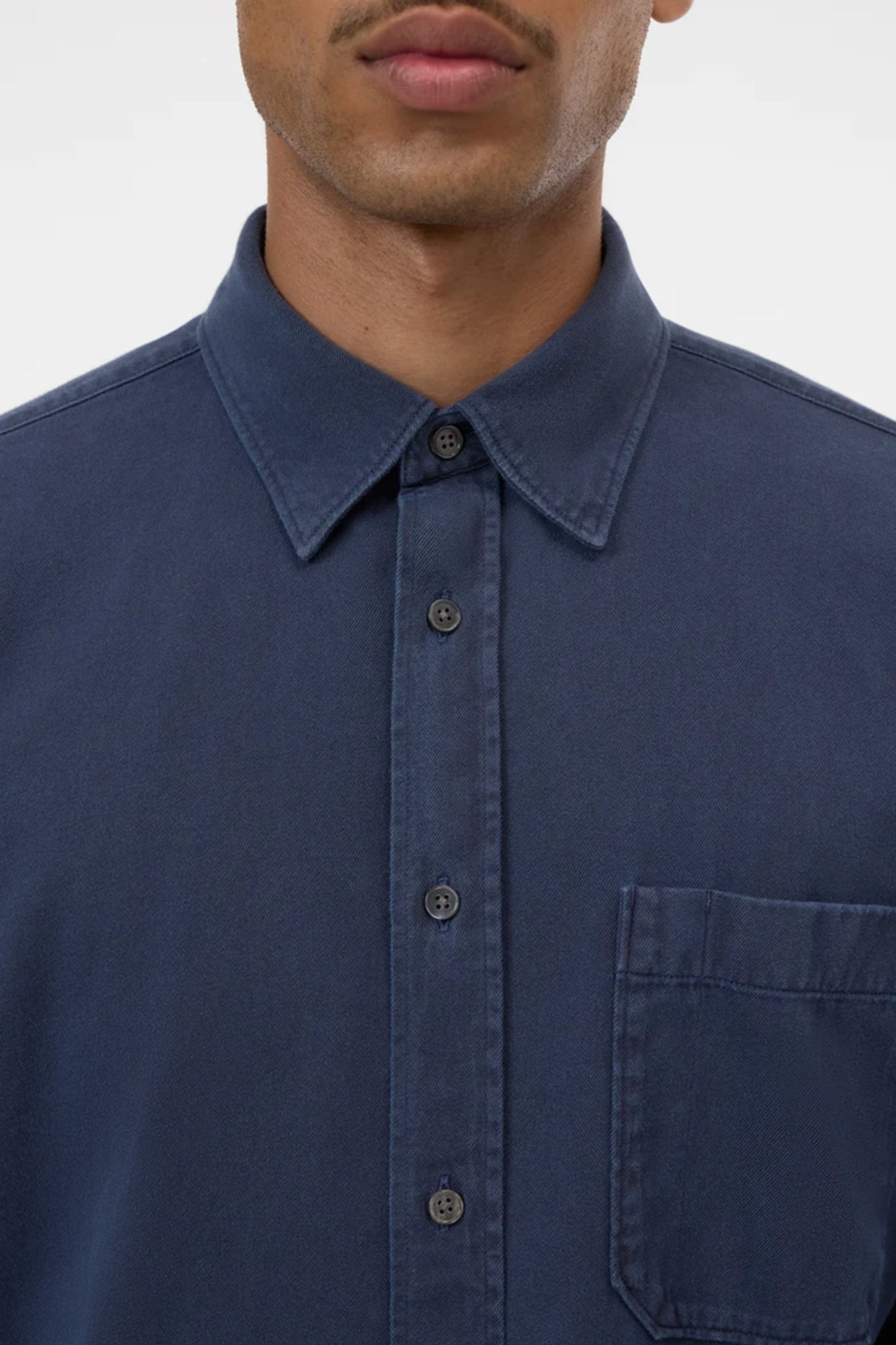 Formal Army Shirt Ink Blue