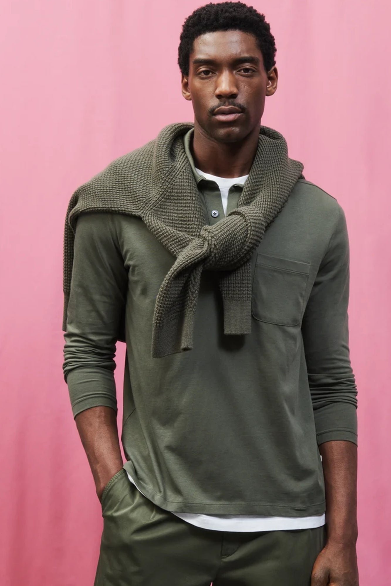 Jersey Polo Forest Green