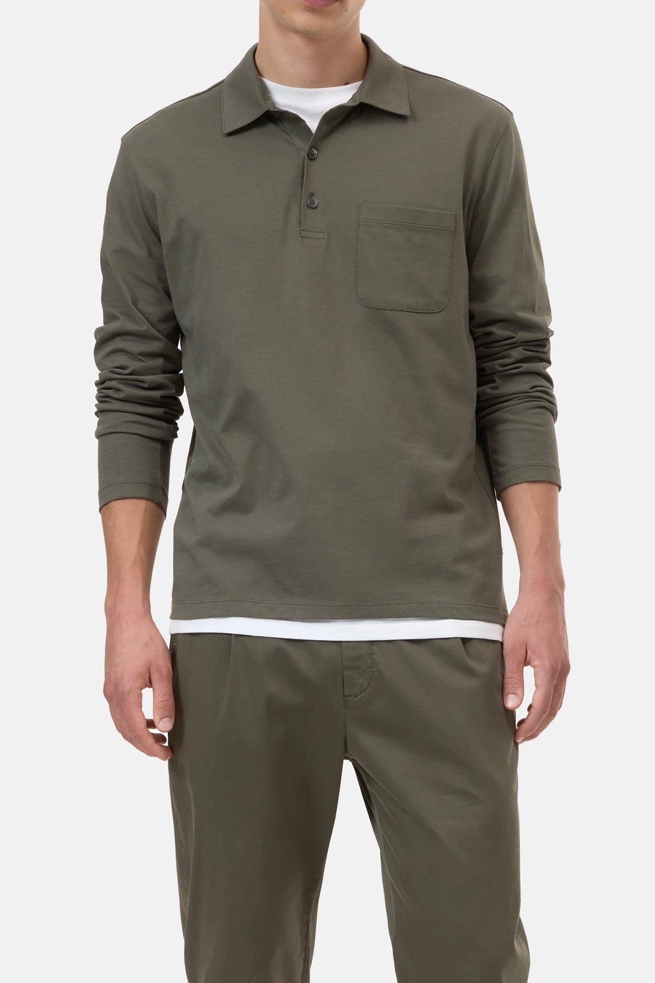 Jersey Polo Forest Green