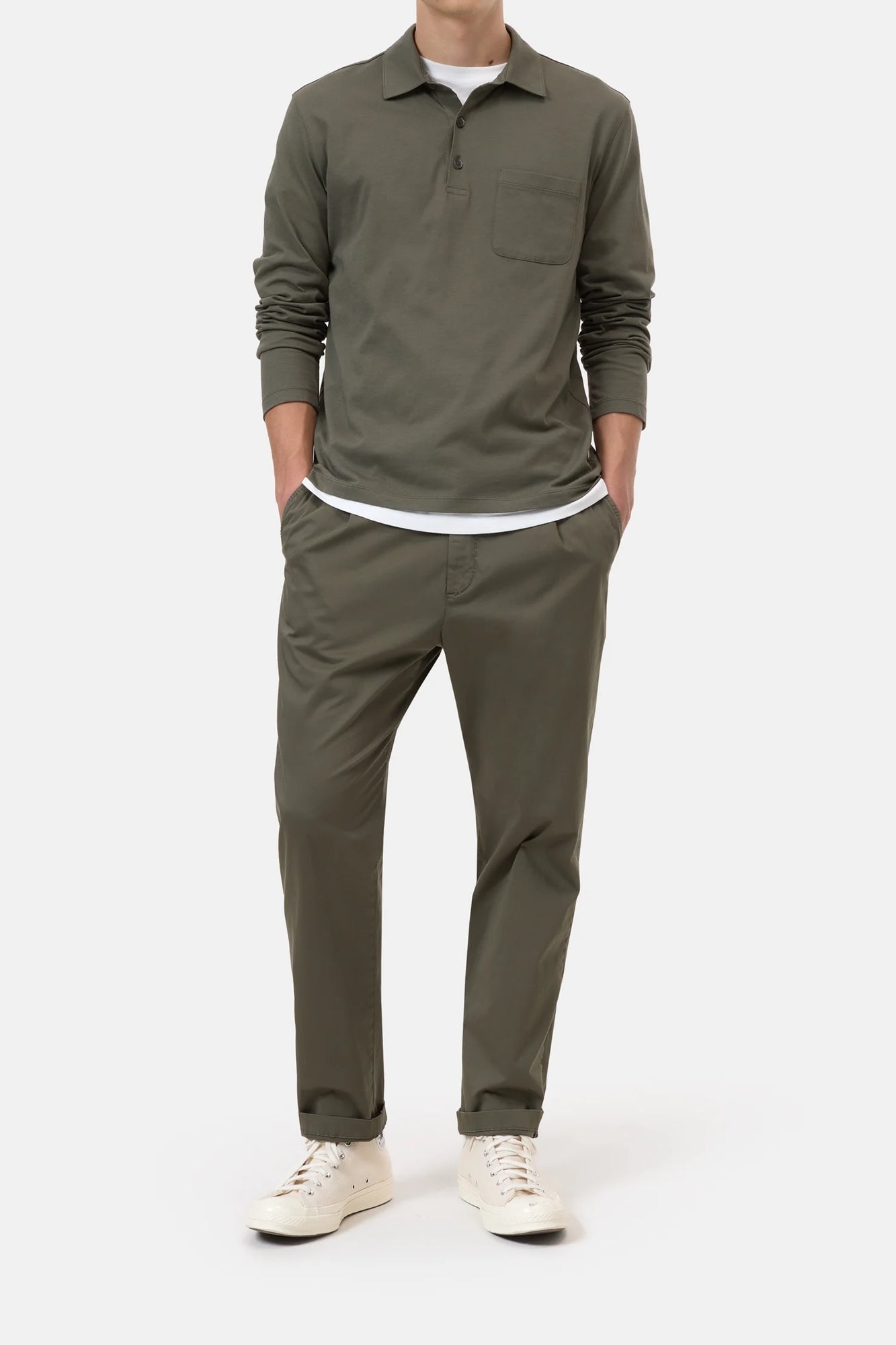 Jersey Polo Forest Green