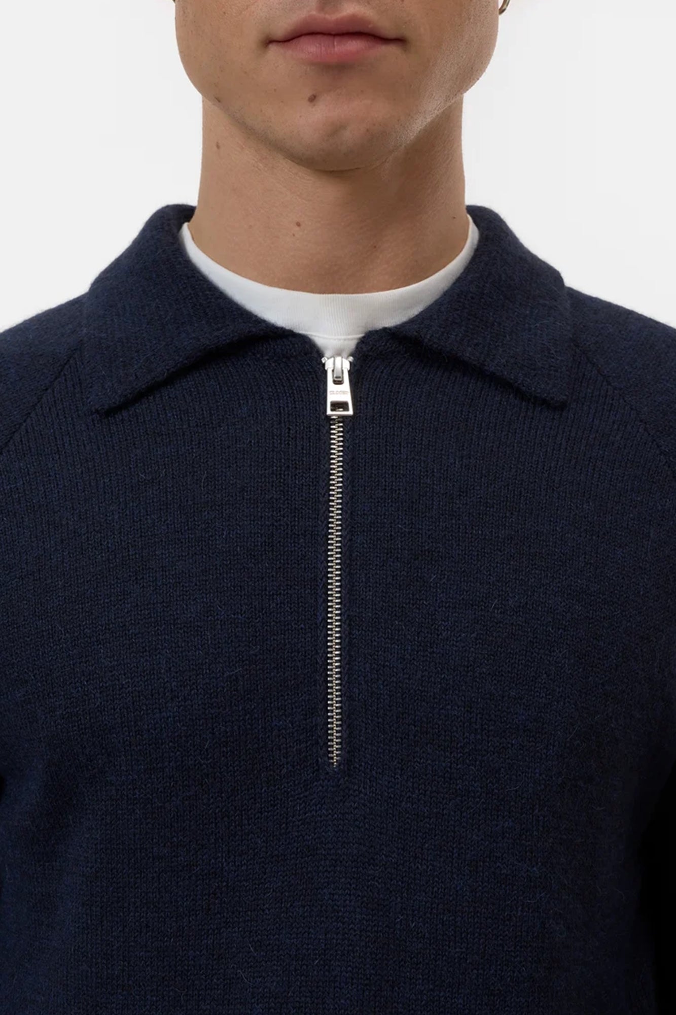 Polo Jumper with Zip