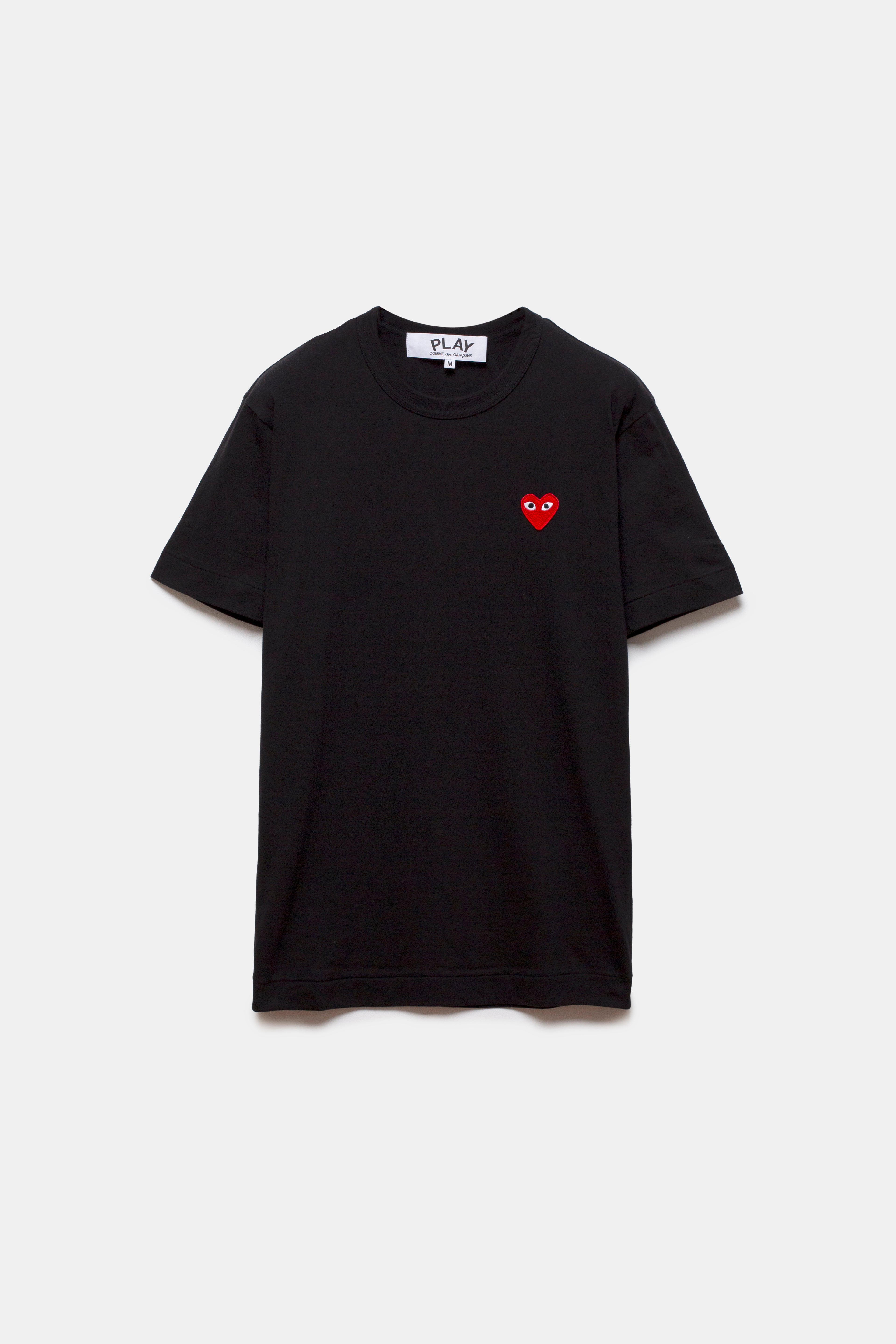 Black T-shirt Red Heart