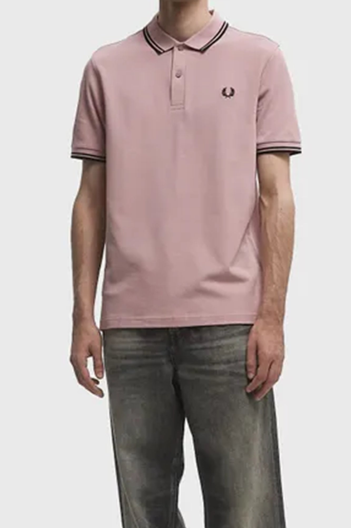 Knit Polo Shirt x Fred Perry Rose