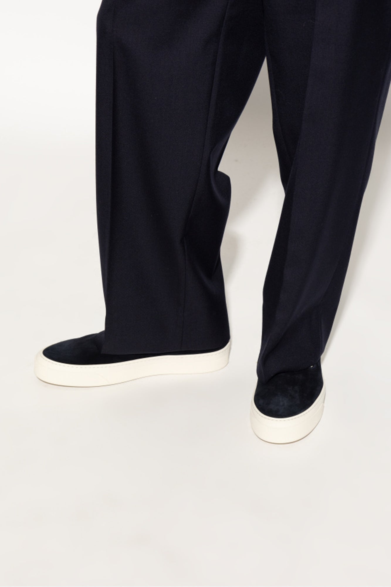 Slip On Suede Sneakers Navy