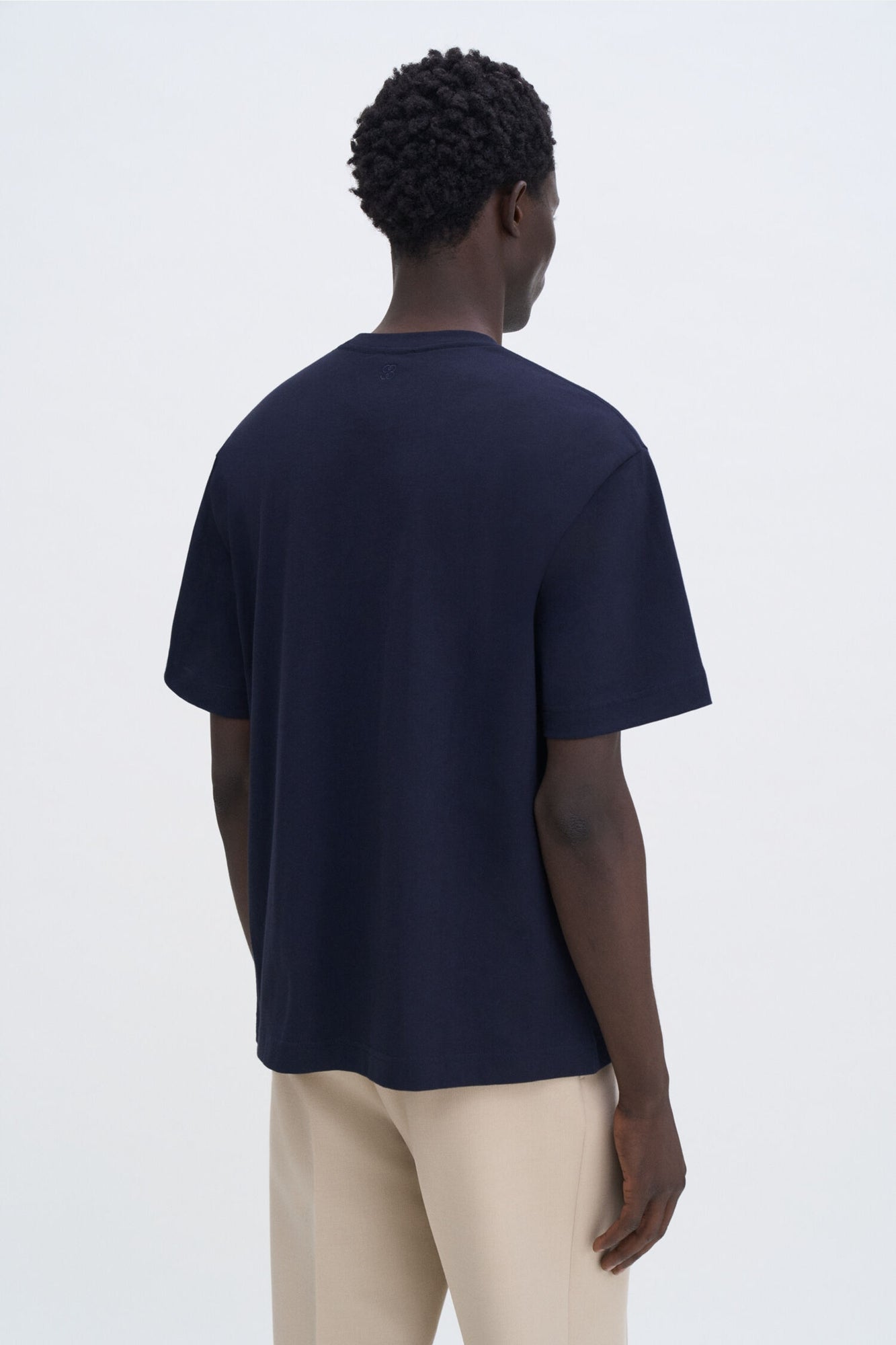 Heavy Crewneck Tee Navy