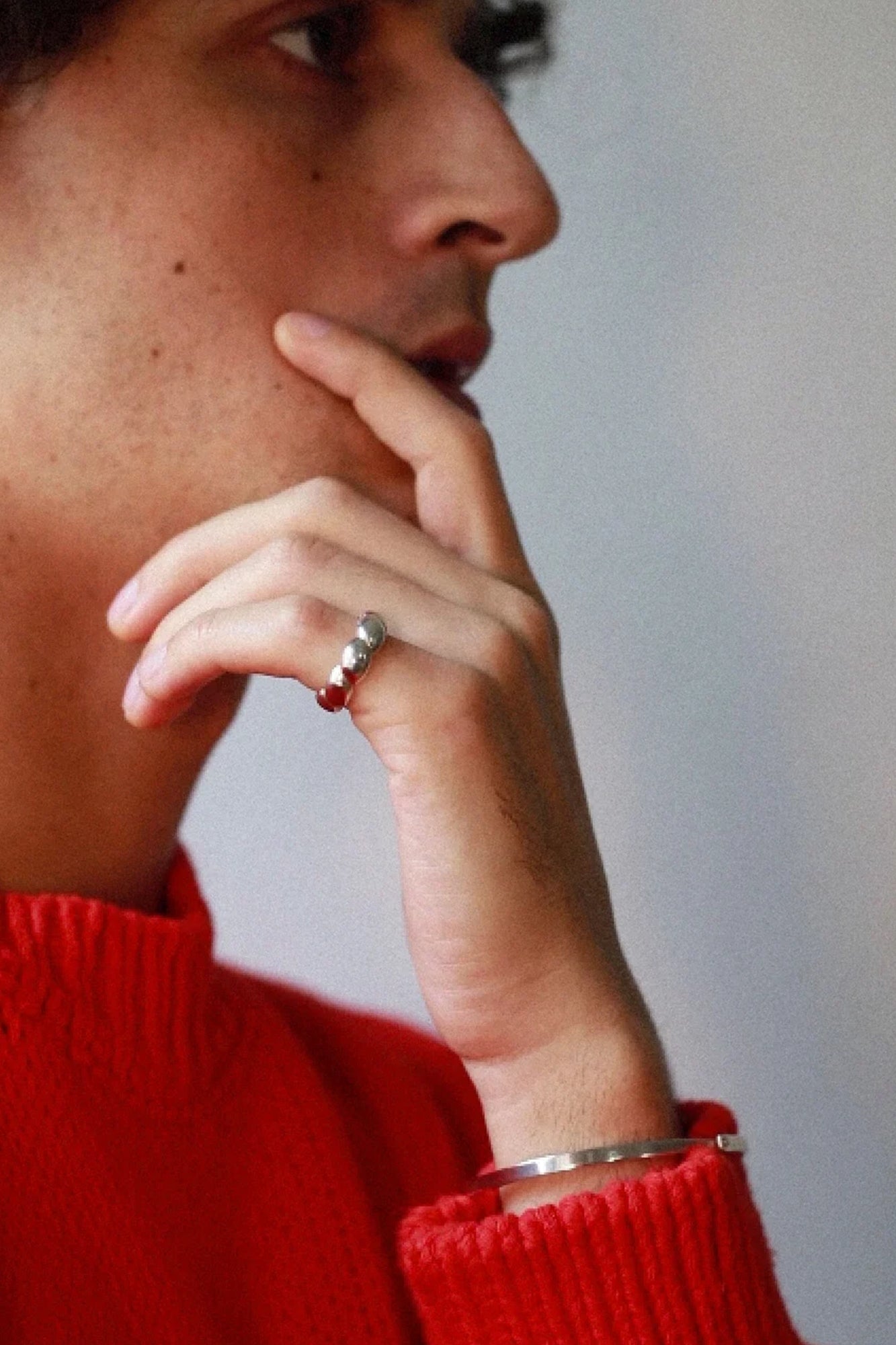 Henry Wrist Silver Bracelet Man