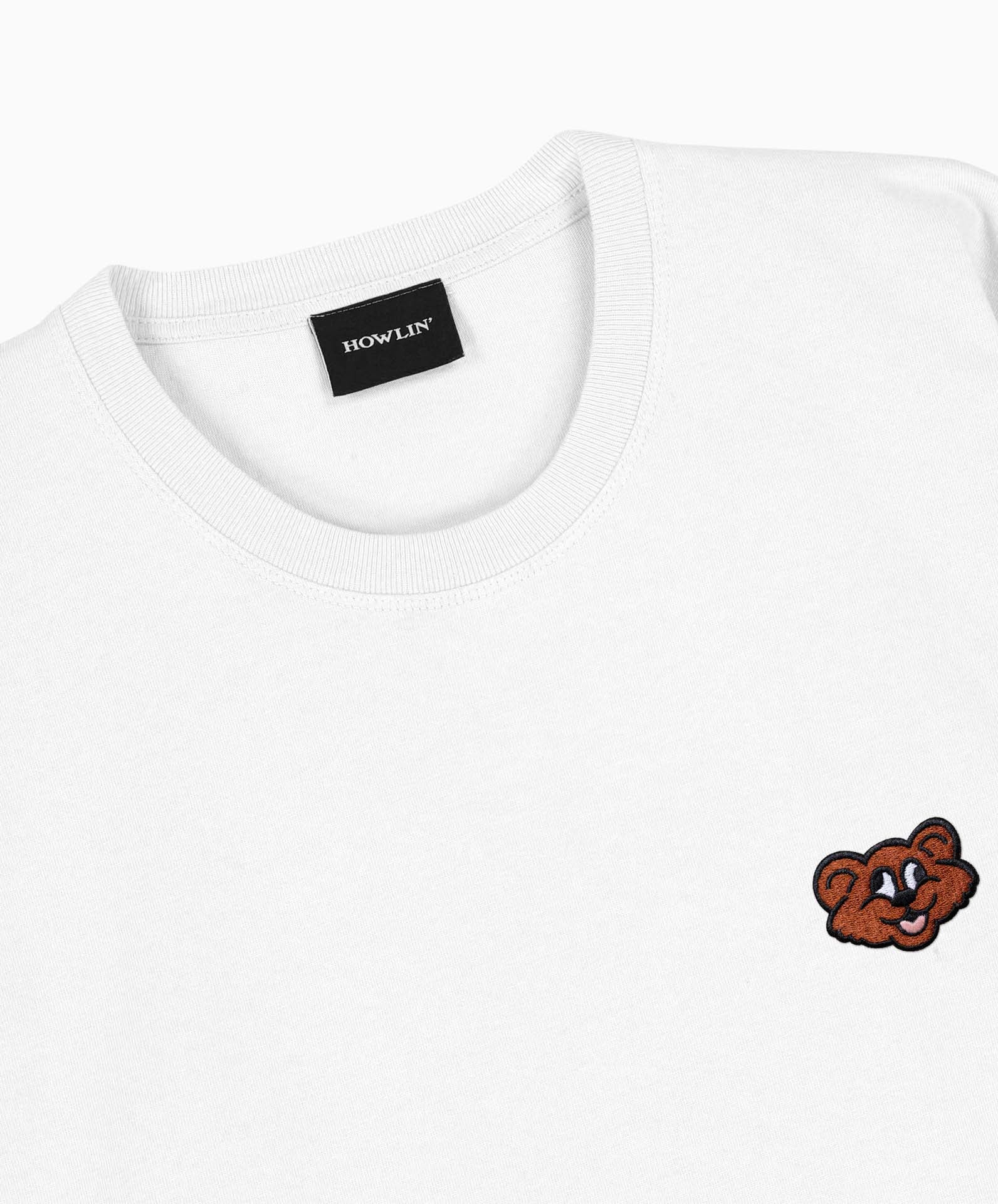 Shaggy Bear T-Shirt White