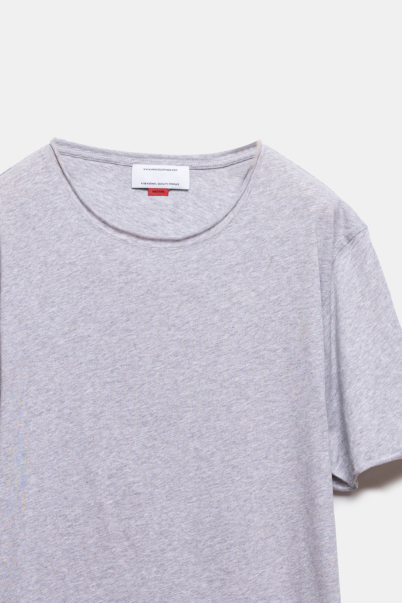 Ferat Roll Neck T-shirt Grey Melange