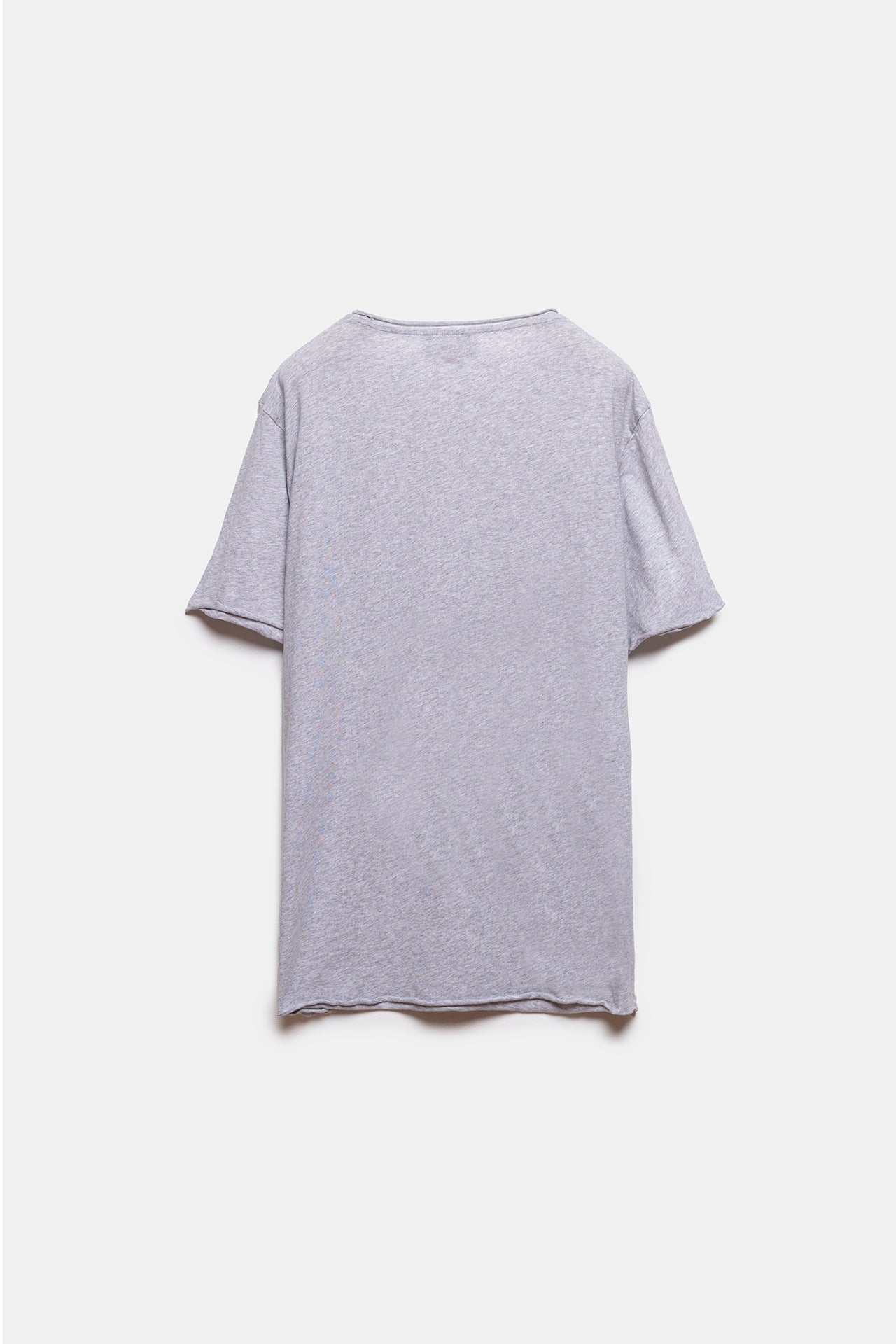 Ferat Roll Neck T-shirt Grey Melange