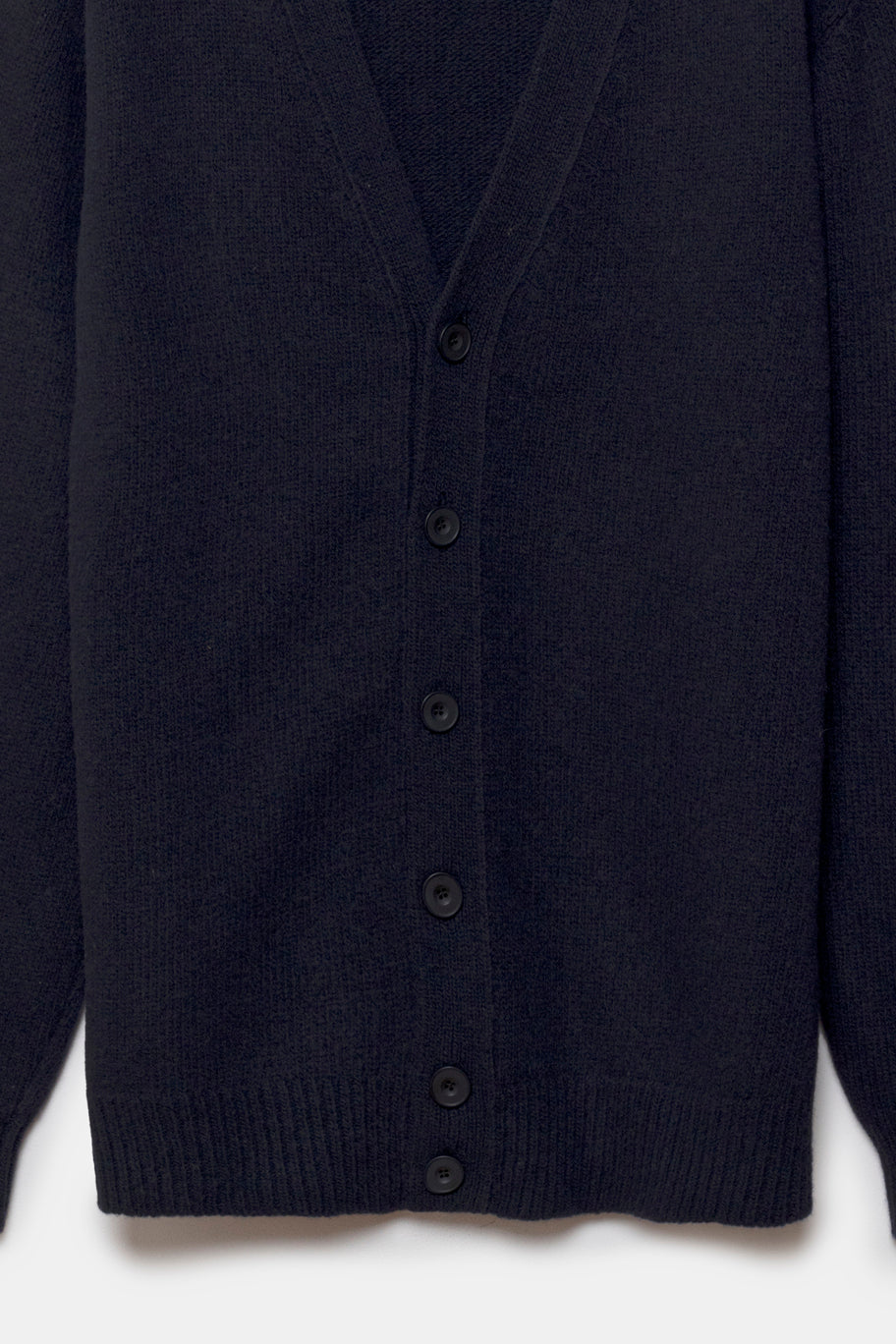 Munich Merino Wool Cardigan Navy