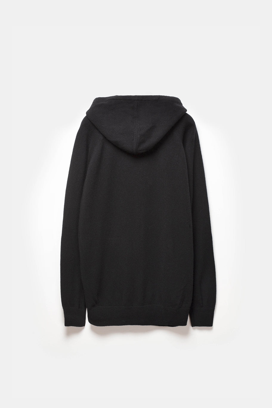 Rigel Knit Cashmere Zip Hoodie Black