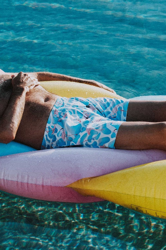 Flamairgo Flamingos Swim Shorts