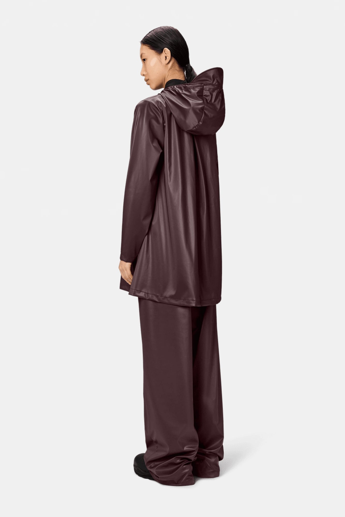 Rain A-Line Jacket Depth Burgundy