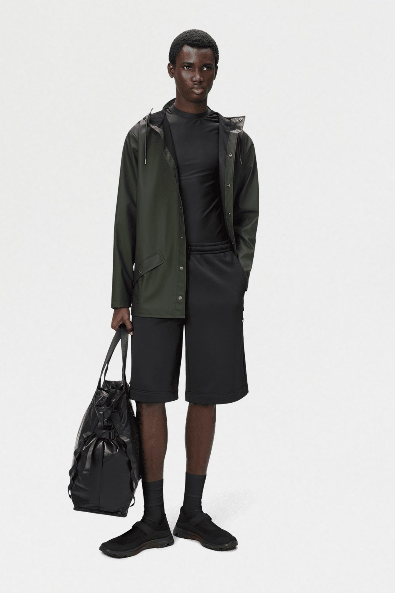 Rain Jacket Army Green