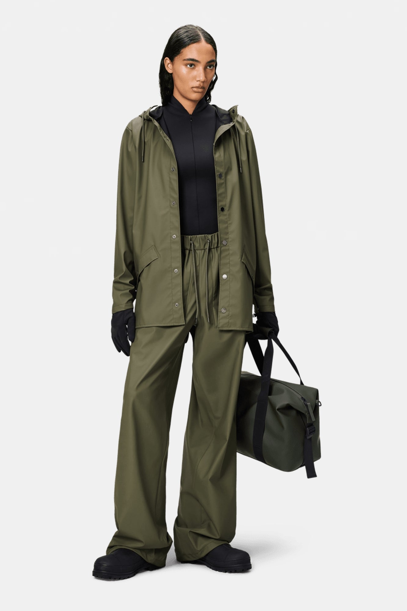 Rain Jacket Marsh Olive