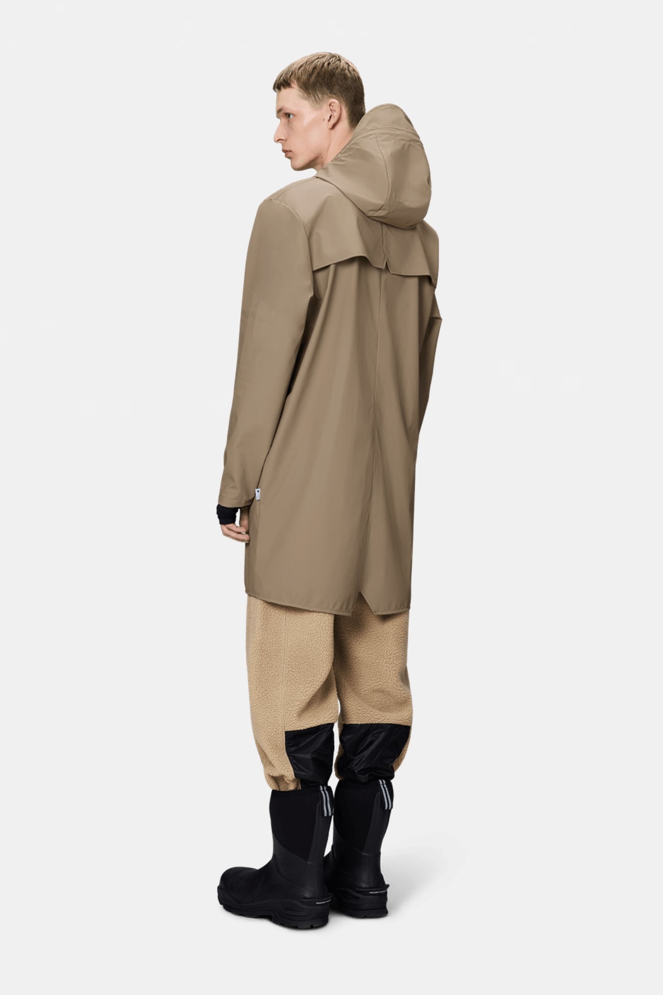 Rain Long Jacket Beige