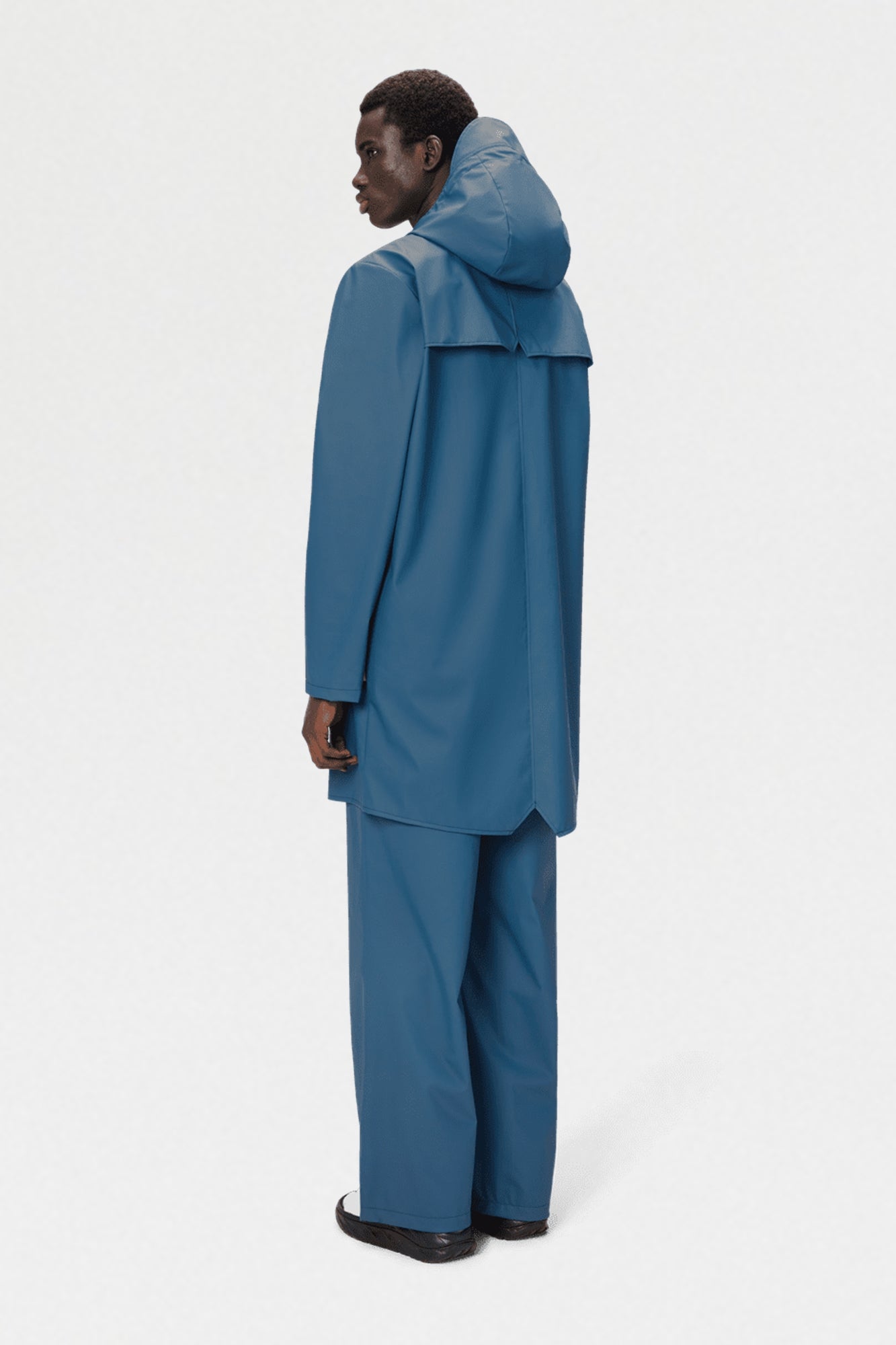 Rain Long Jacket Pulse Blue