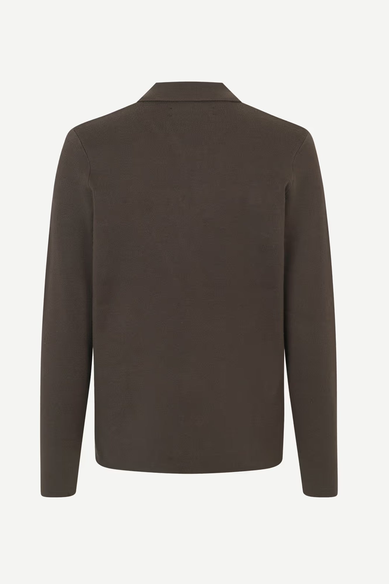 Guna Half Zip Polo Sweater Brown
