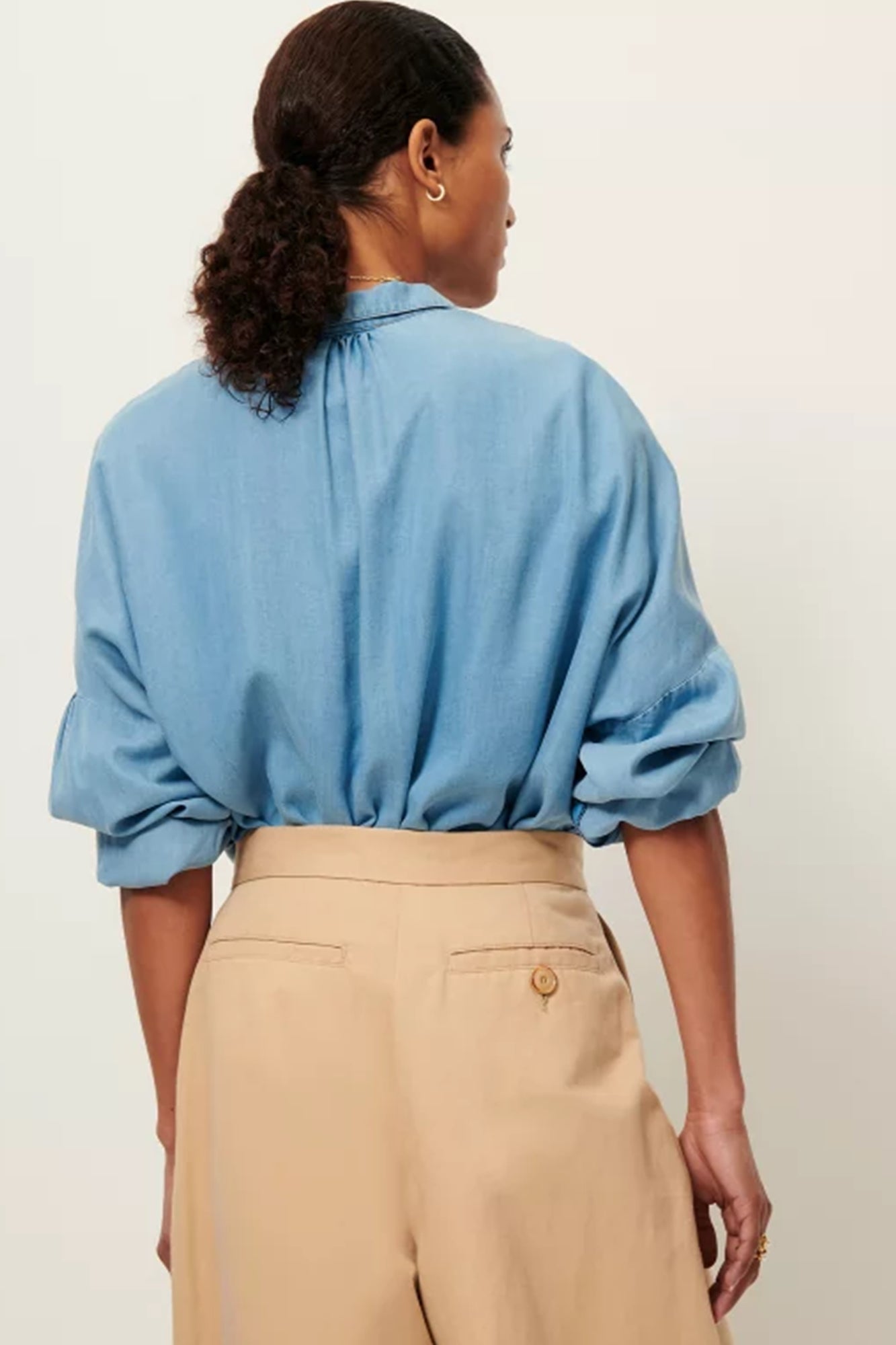 Botania Lyocell Shirt Blue
