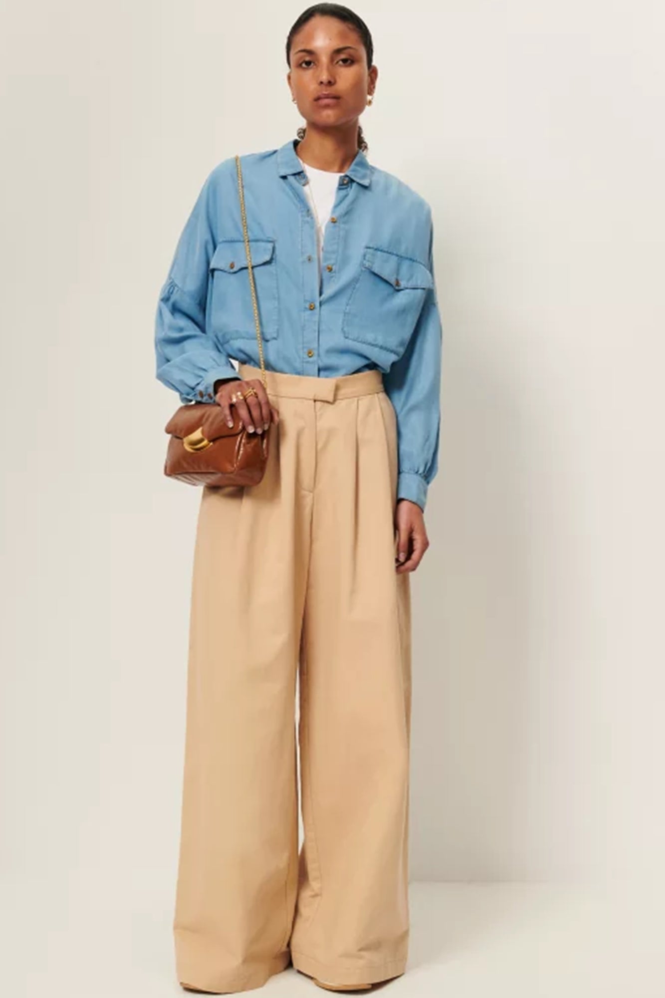 Botania Lyocell Shirt Blue