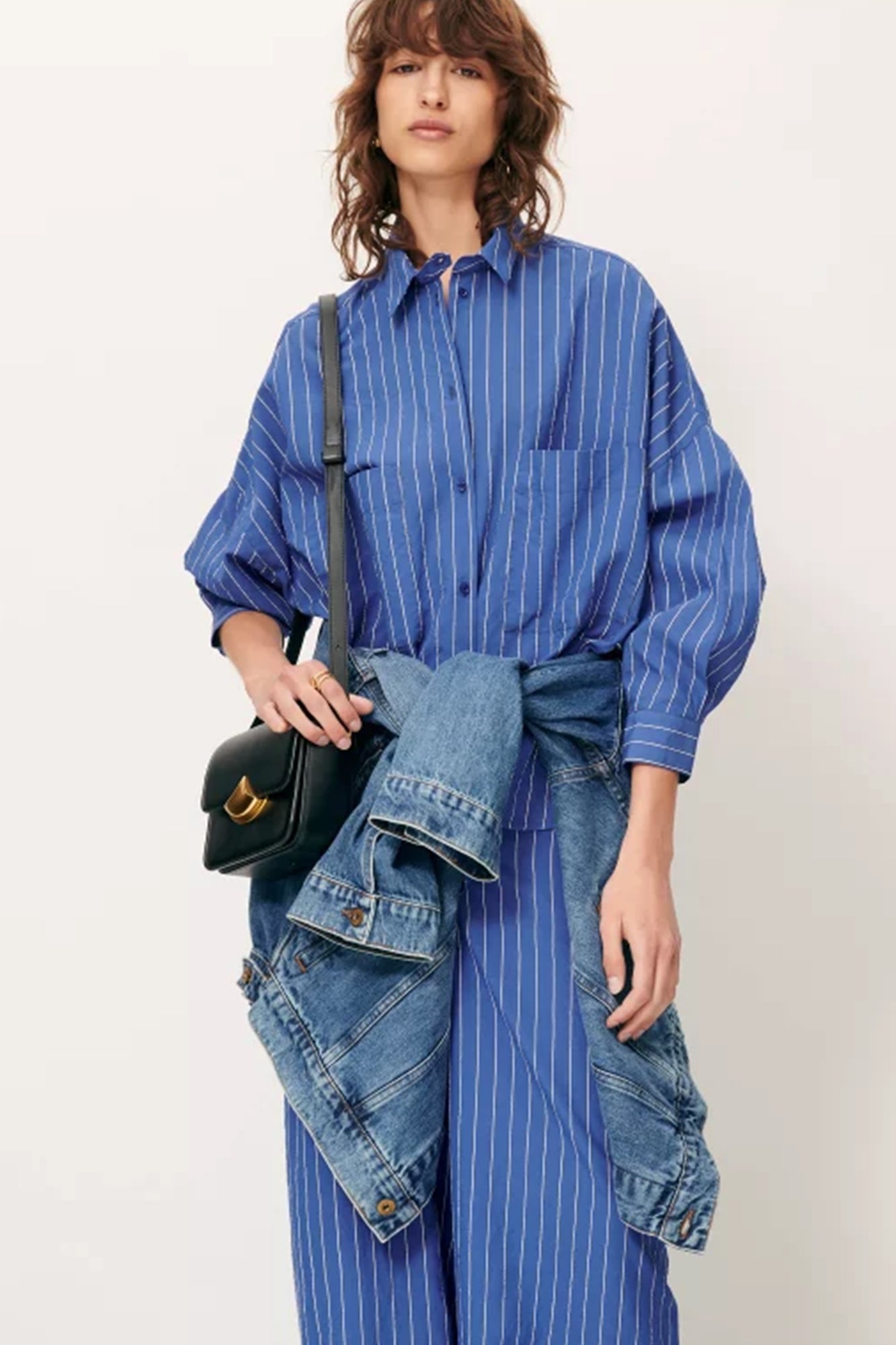 Fontania Viscose Shirt Blue