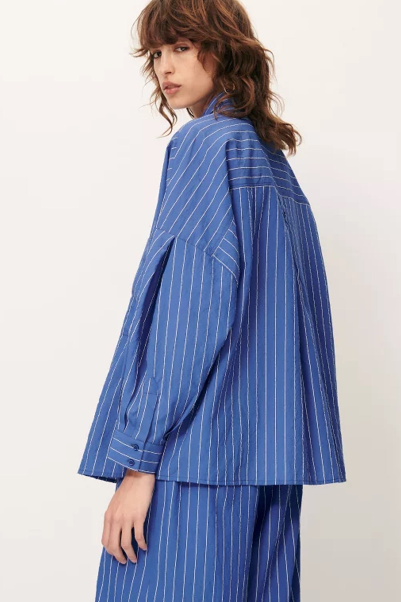 Fontania Viscose Shirt Blue
