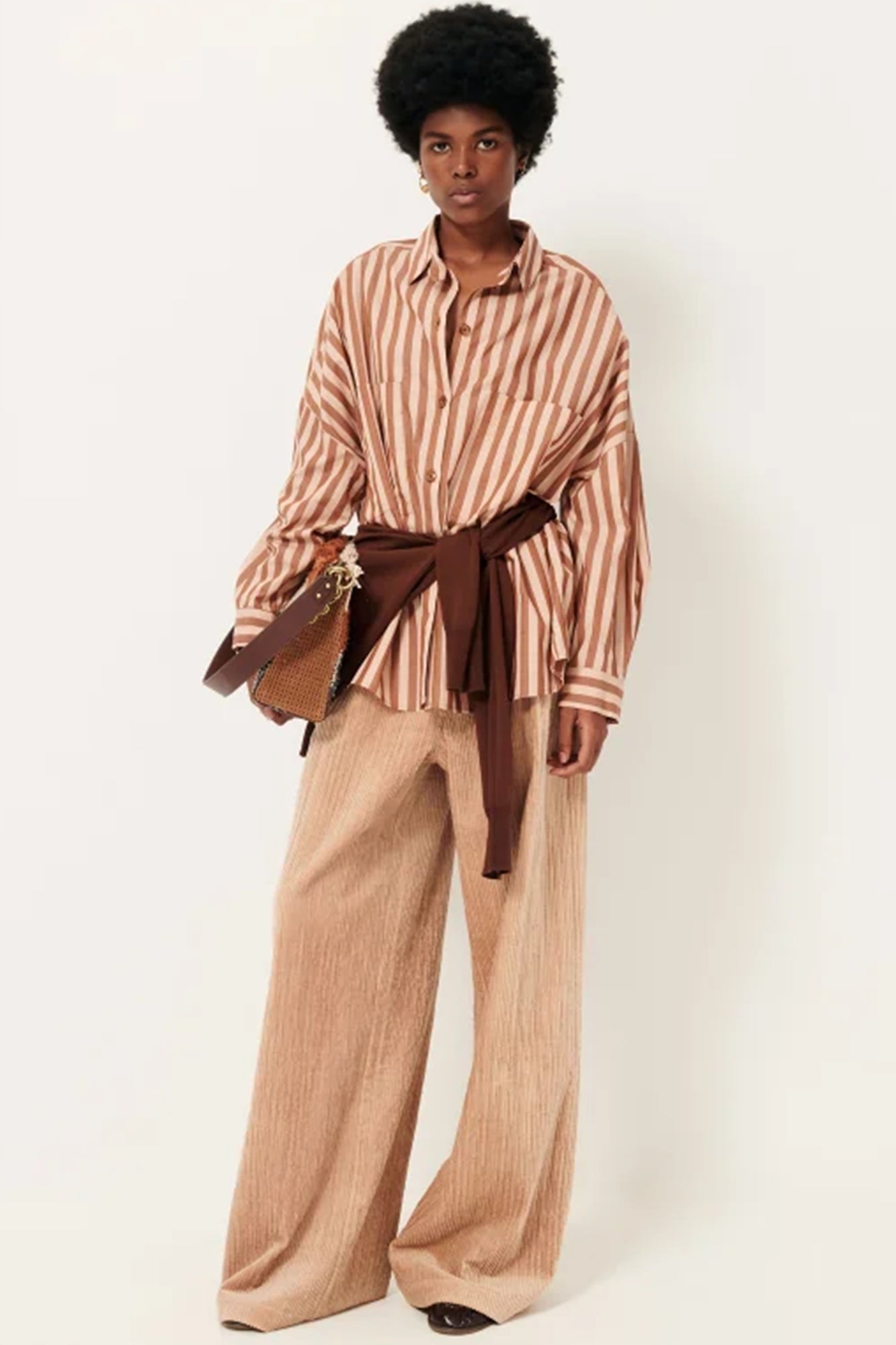 Paseo Corduroy Trousers Beige