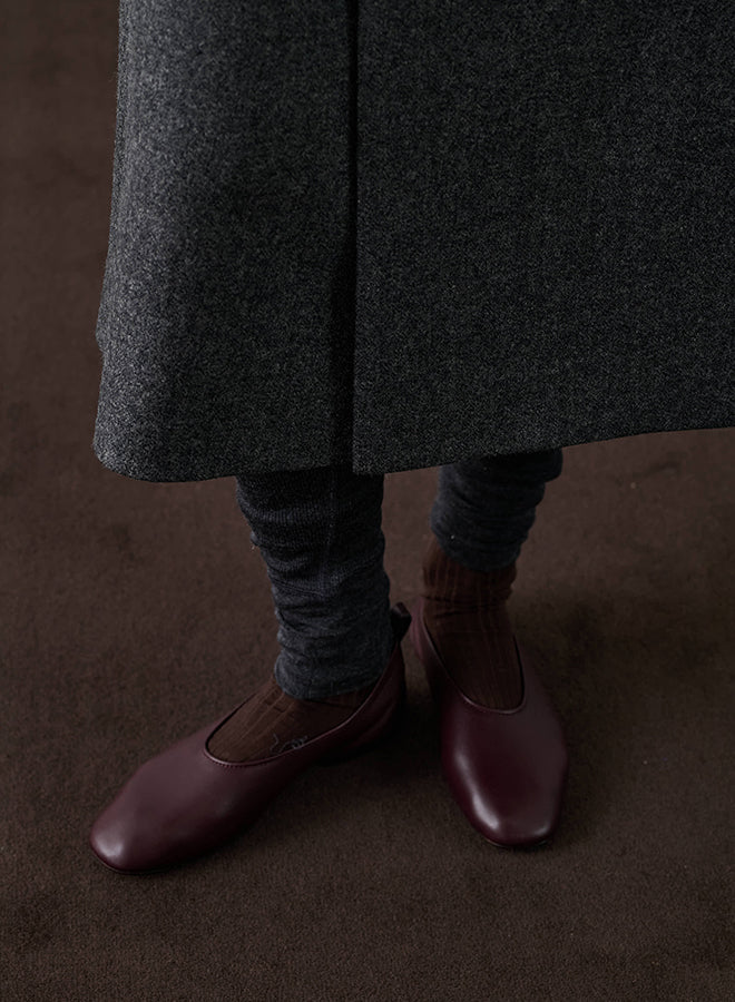 Bala Ballerina Flats Burgundy