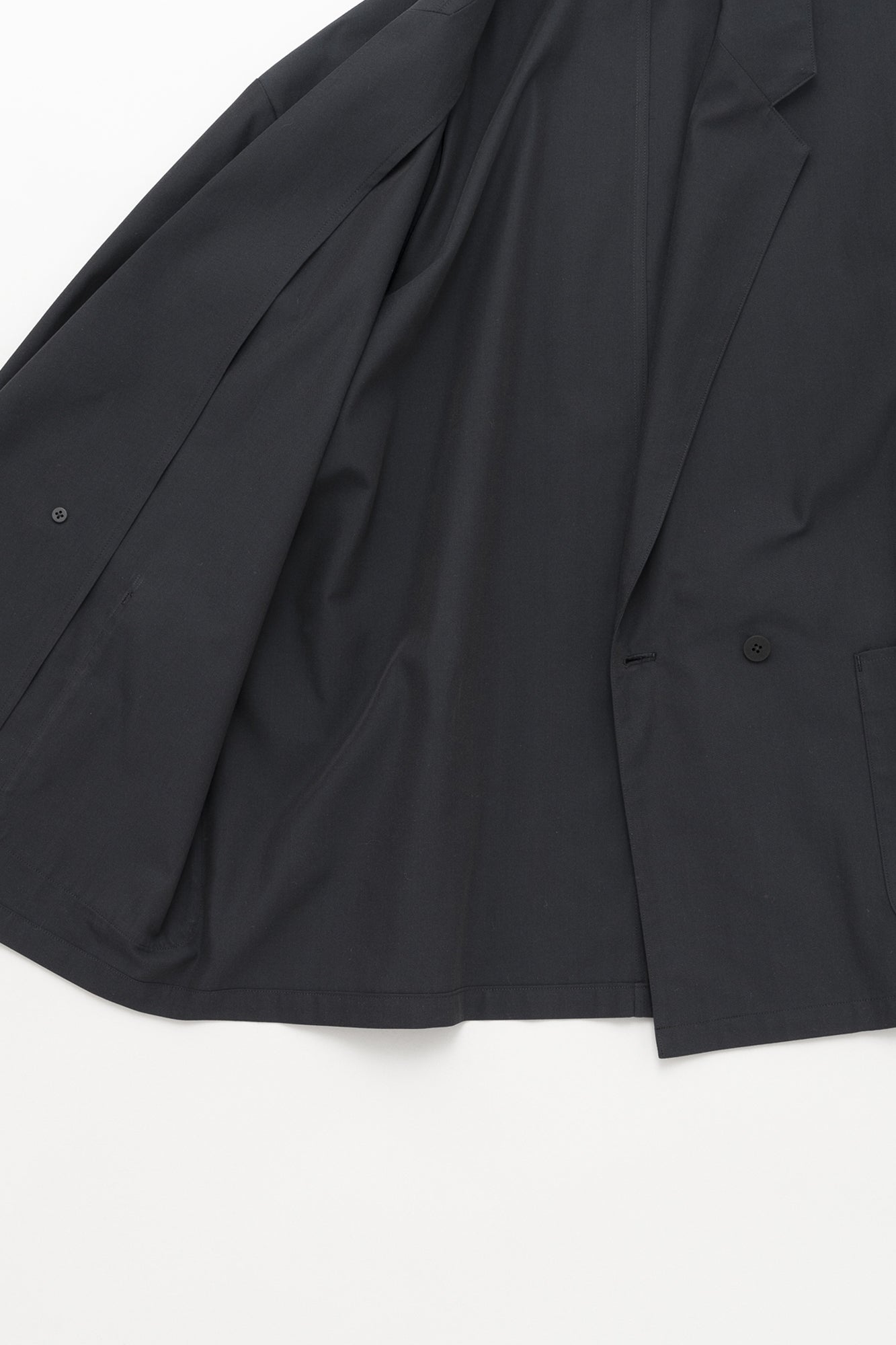 Cupro Mix Easy Jacket Dark Navy