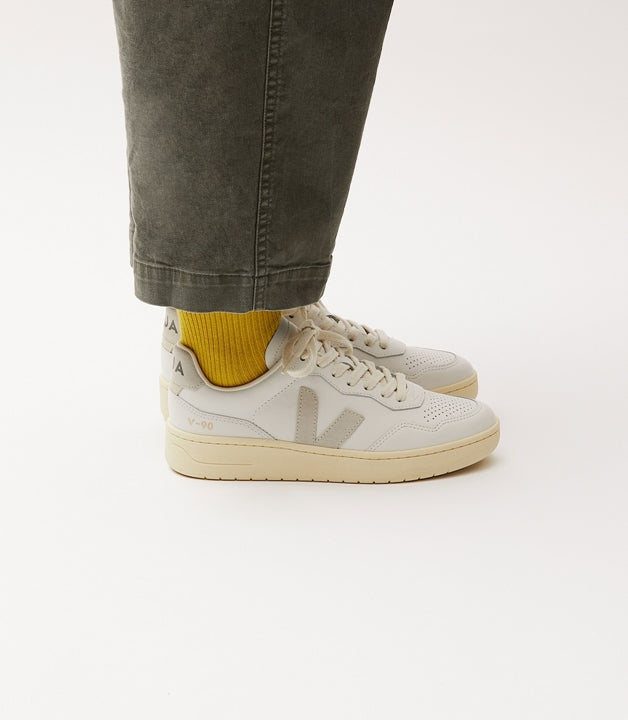 V-90 Leather White Natural Man