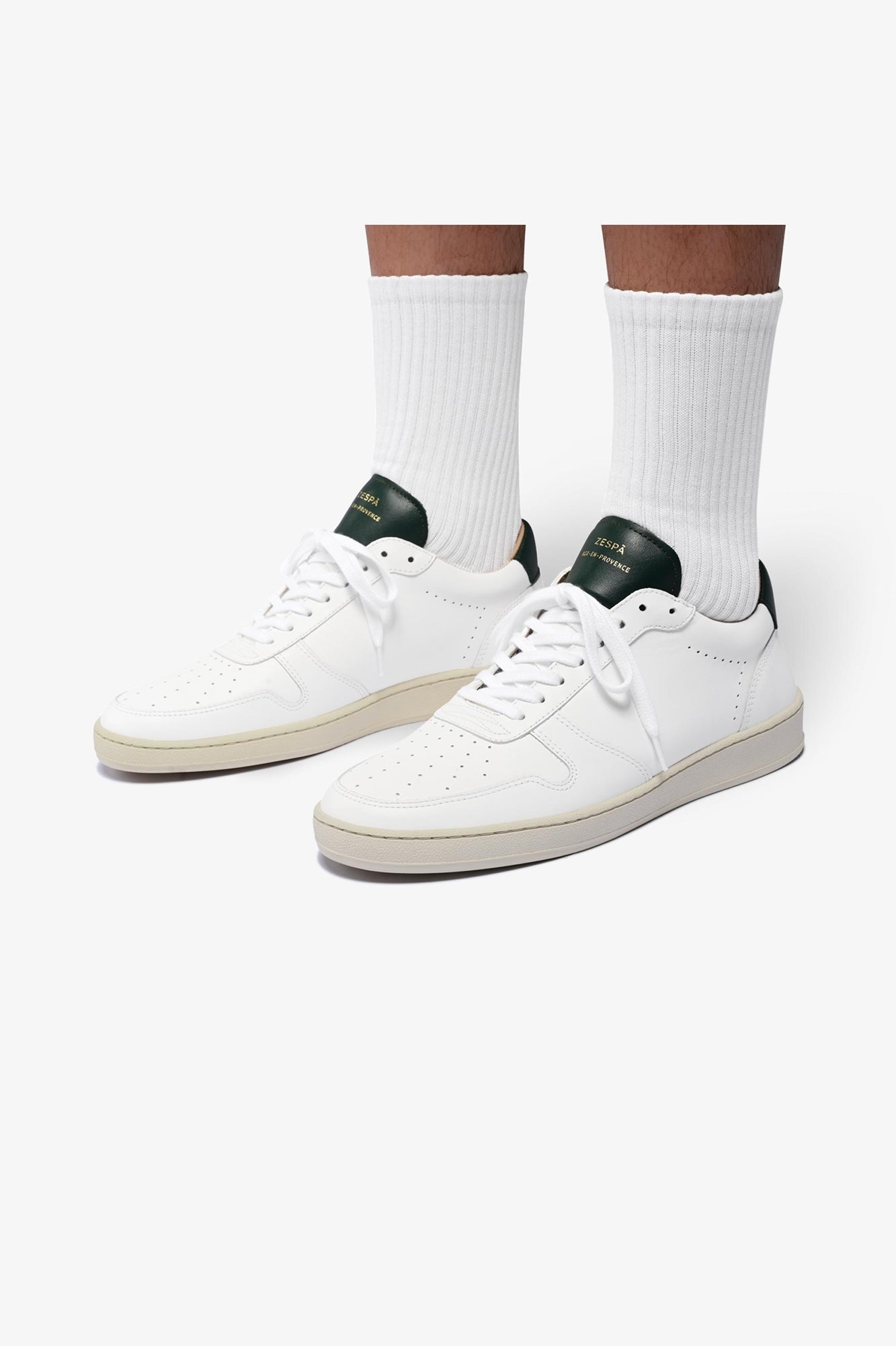 ZSP23 Apla Nappa White Dark Green