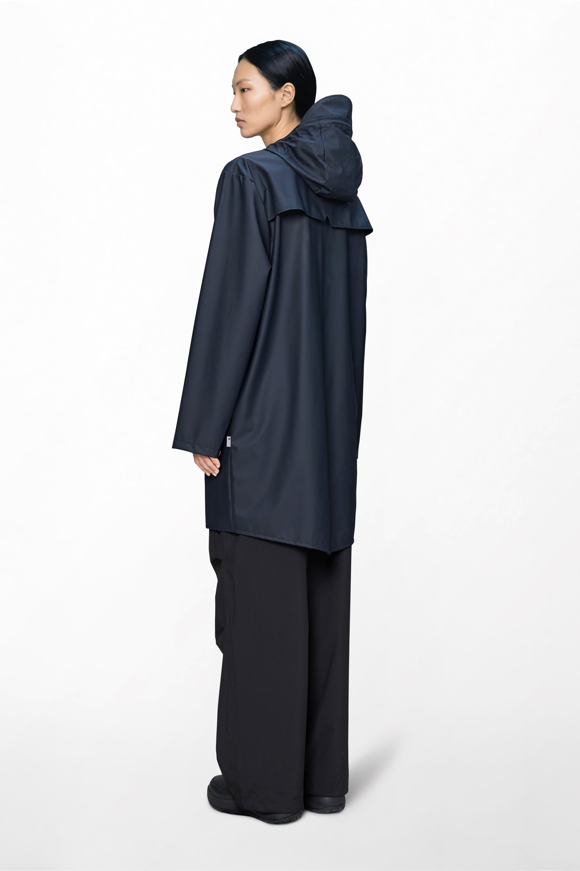 Rain Long Jacket Navy