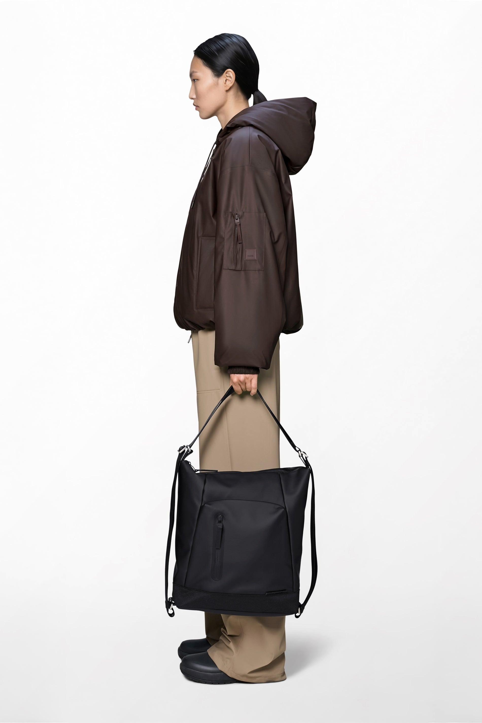 Otaru Hobo Backpack Black