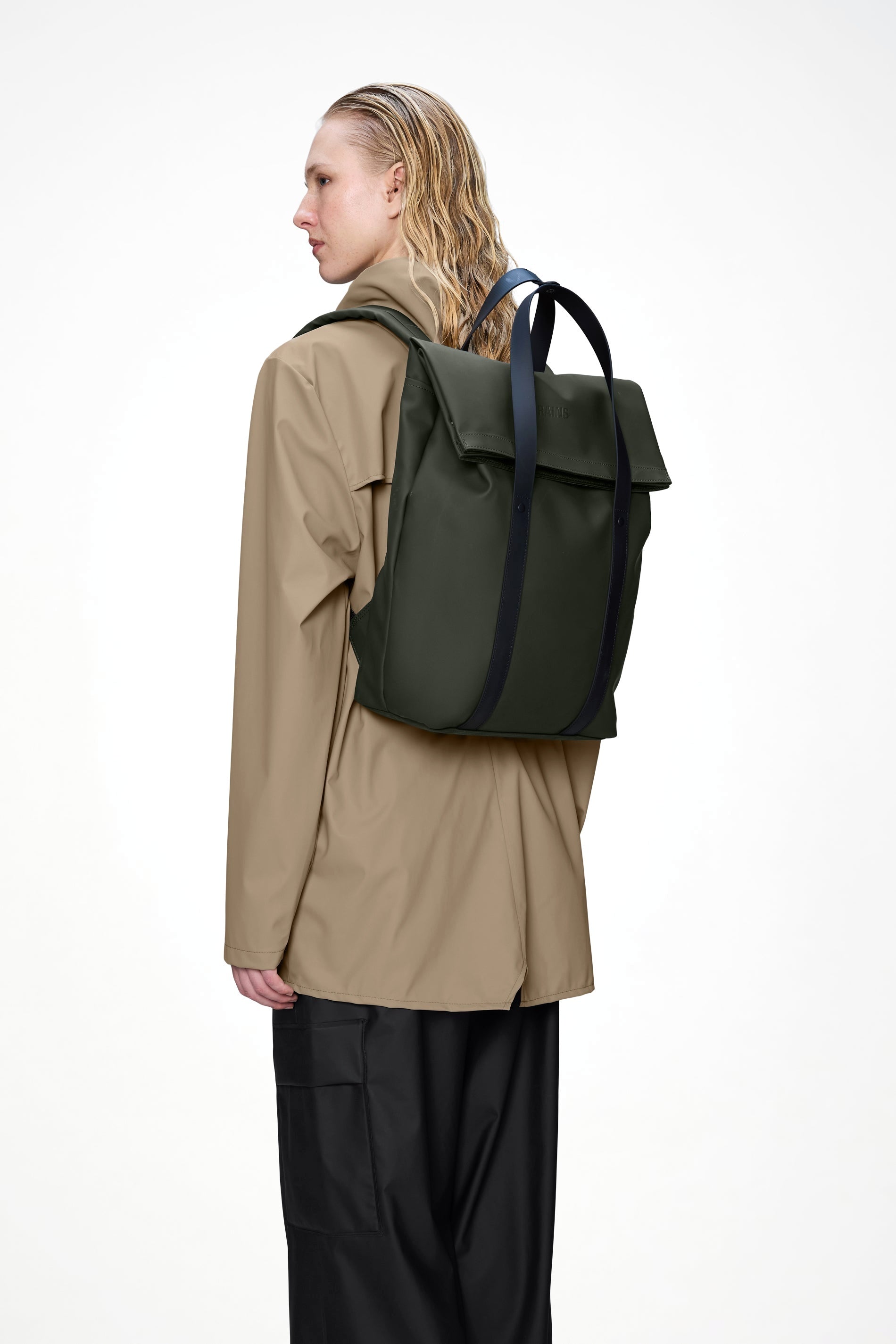 2 Way Tote Backpack Green