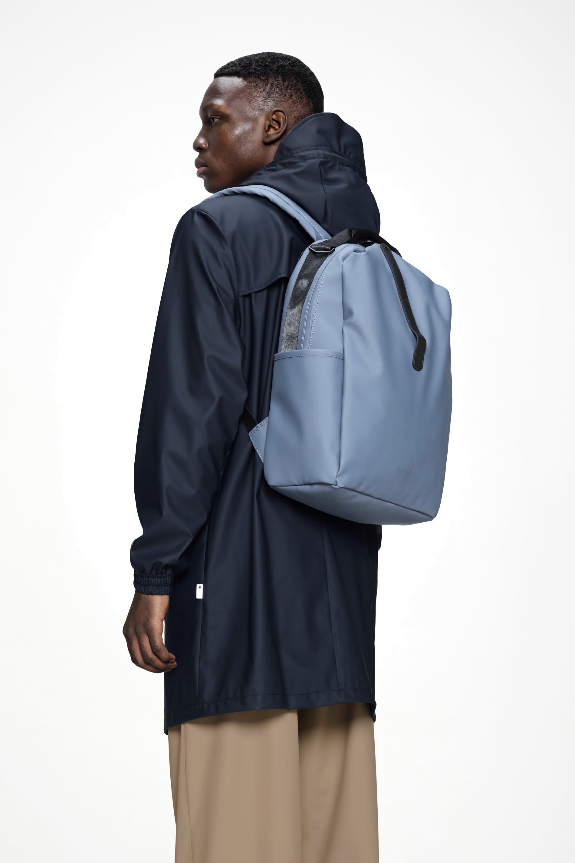 Clip Front Backpack Blue Dusk