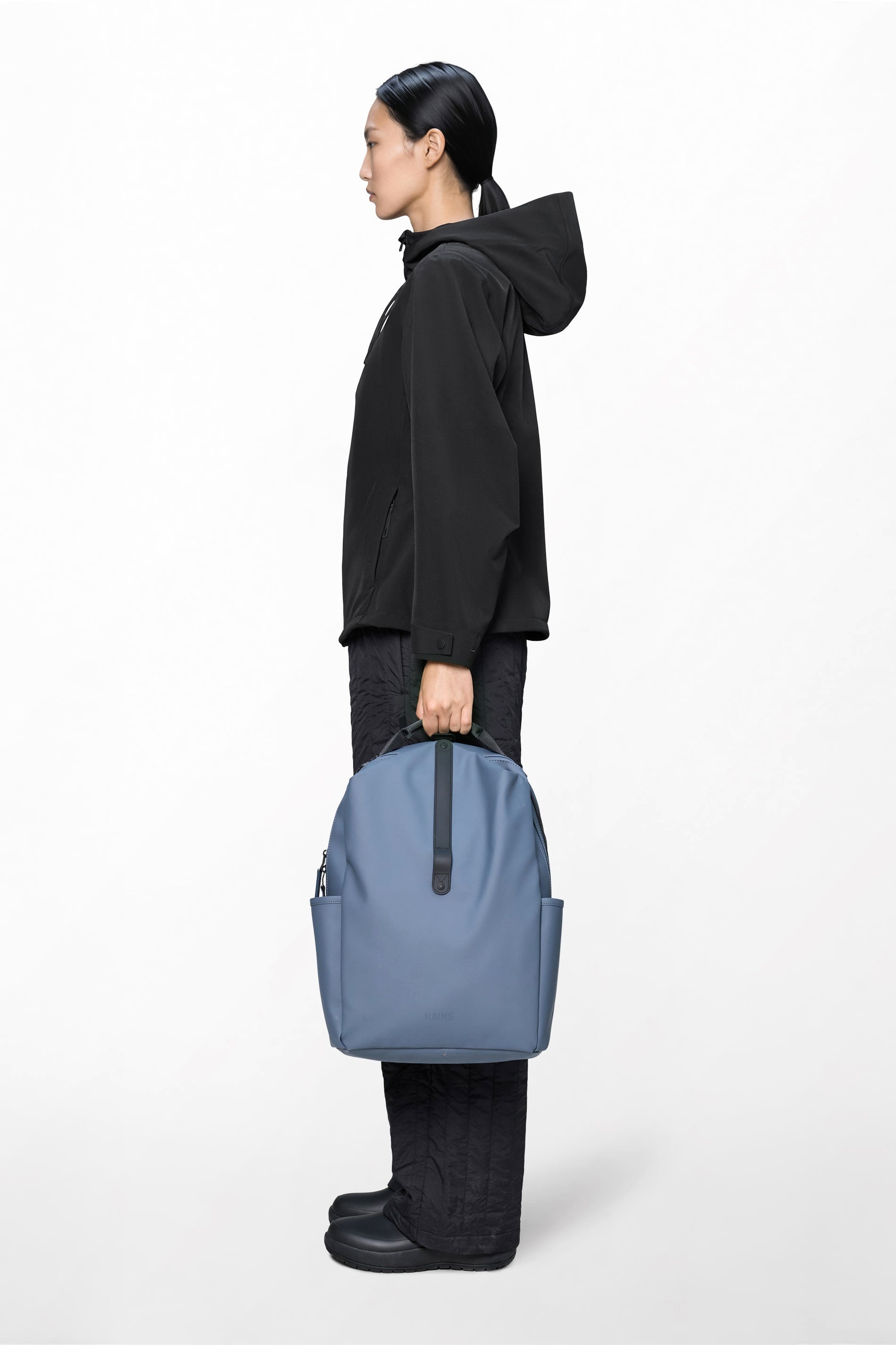 Clip Front Backpack Blue Dusk