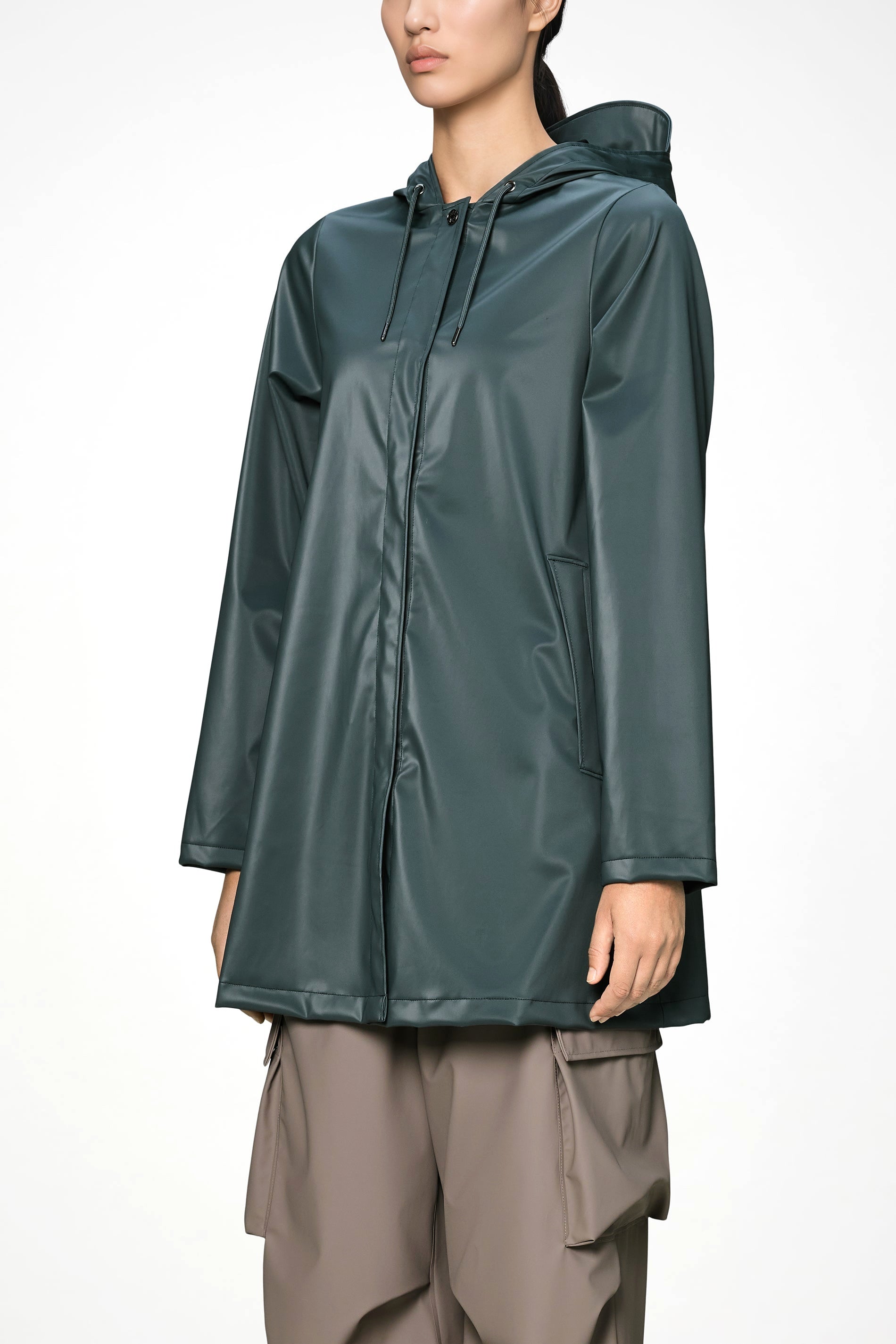 Rain A-Line Woman Jacket Mystique