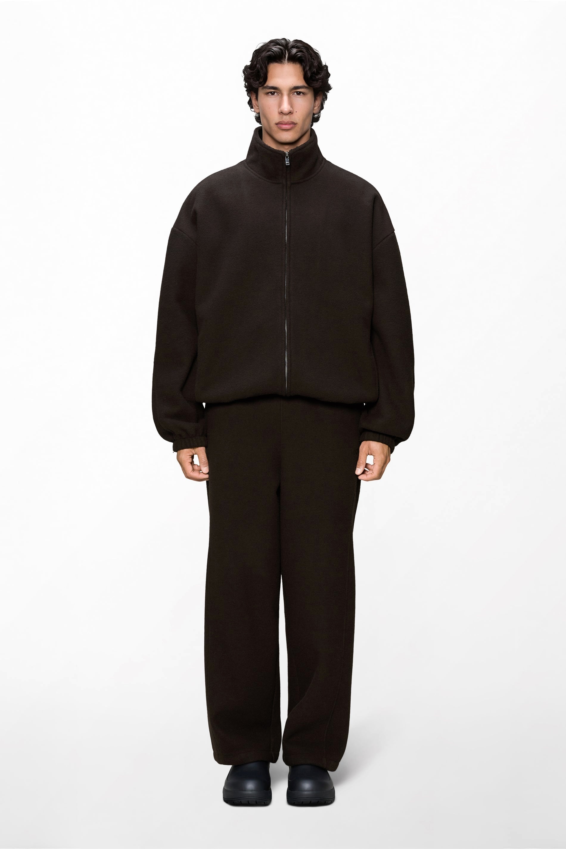 Fleece Zip Jacket Bark